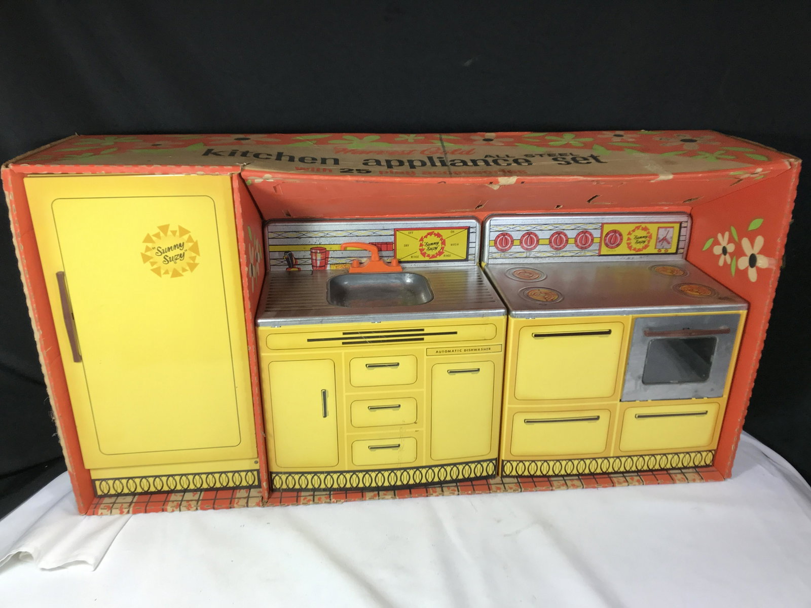 Harvest Gold Kitchen Appliance Set All Steel missing: missing the accessories
