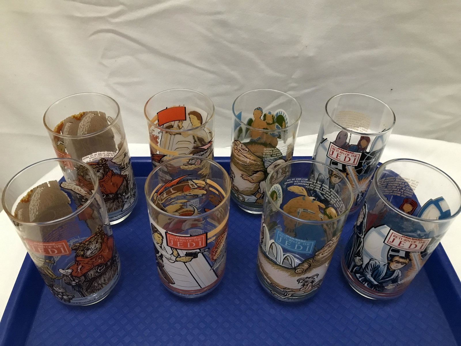 Return of the Jedi Burger King Premium Tumblers .: .