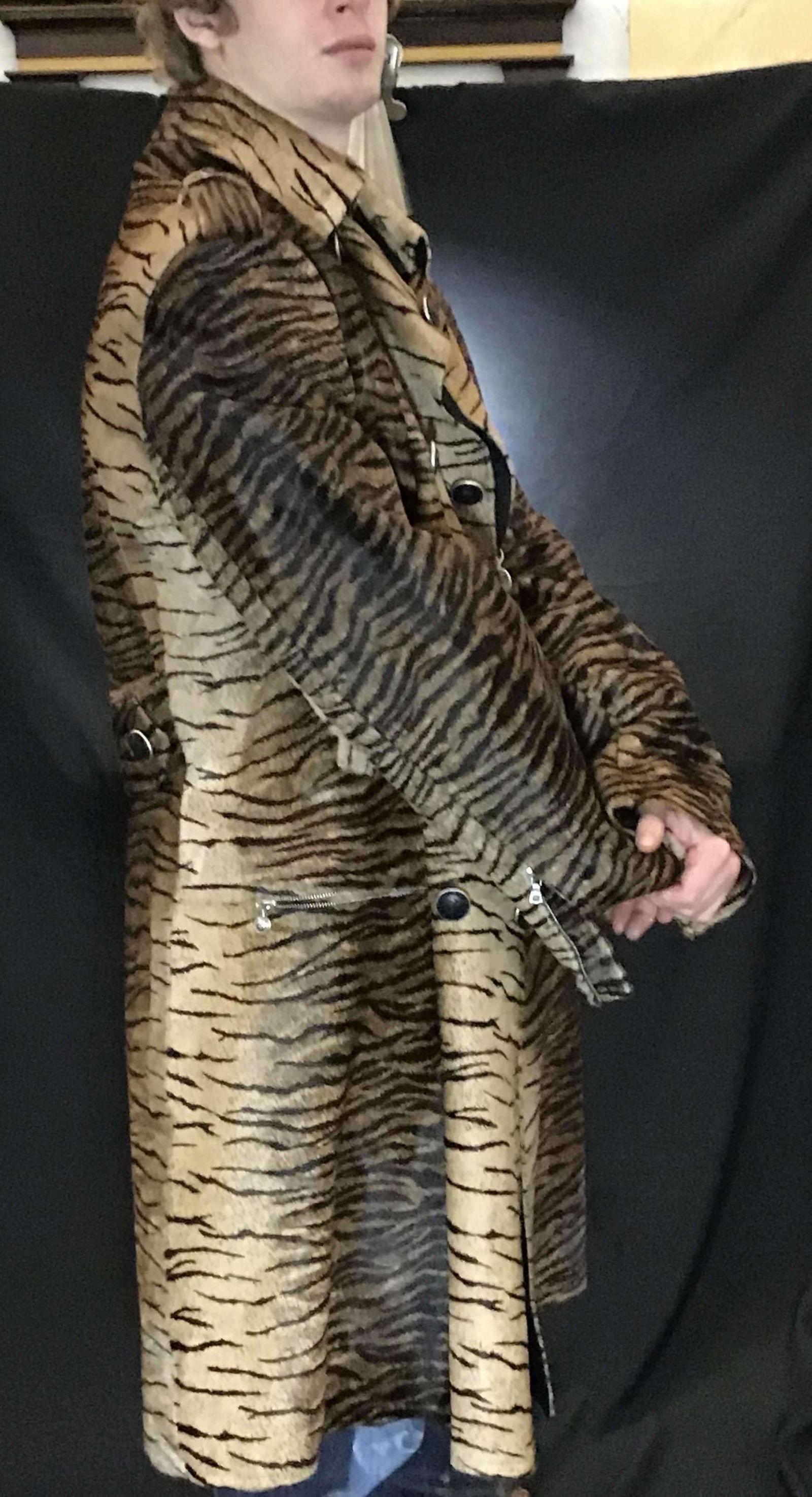 Gianni Versace Leather Overcoat Original Condition with (1 of 10)