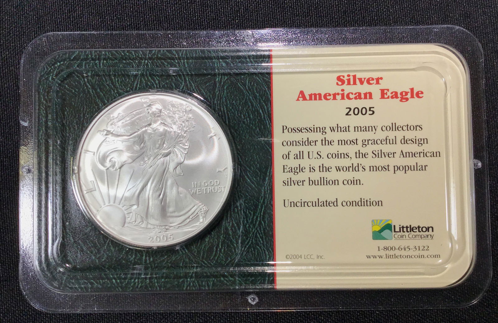 Walking Liberty Silver American Eagle 2005 Uncirculated (1 of 6)