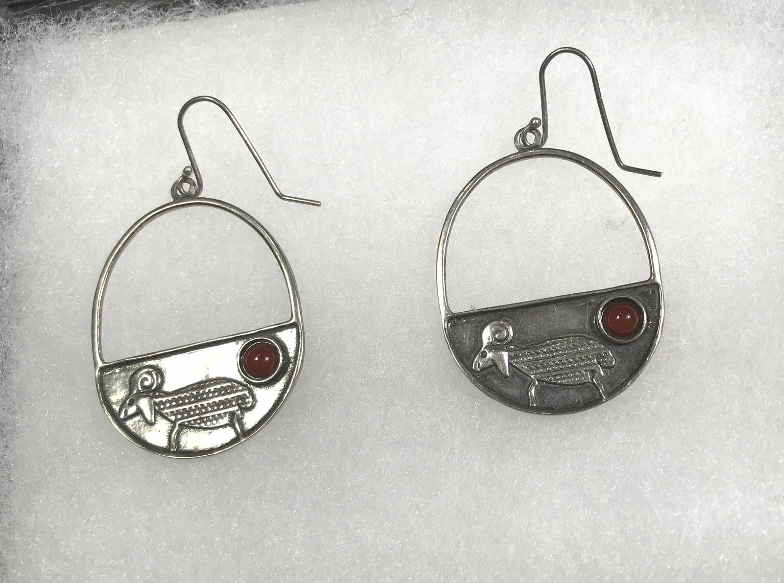 Sterling Carnelian Earrings .: .