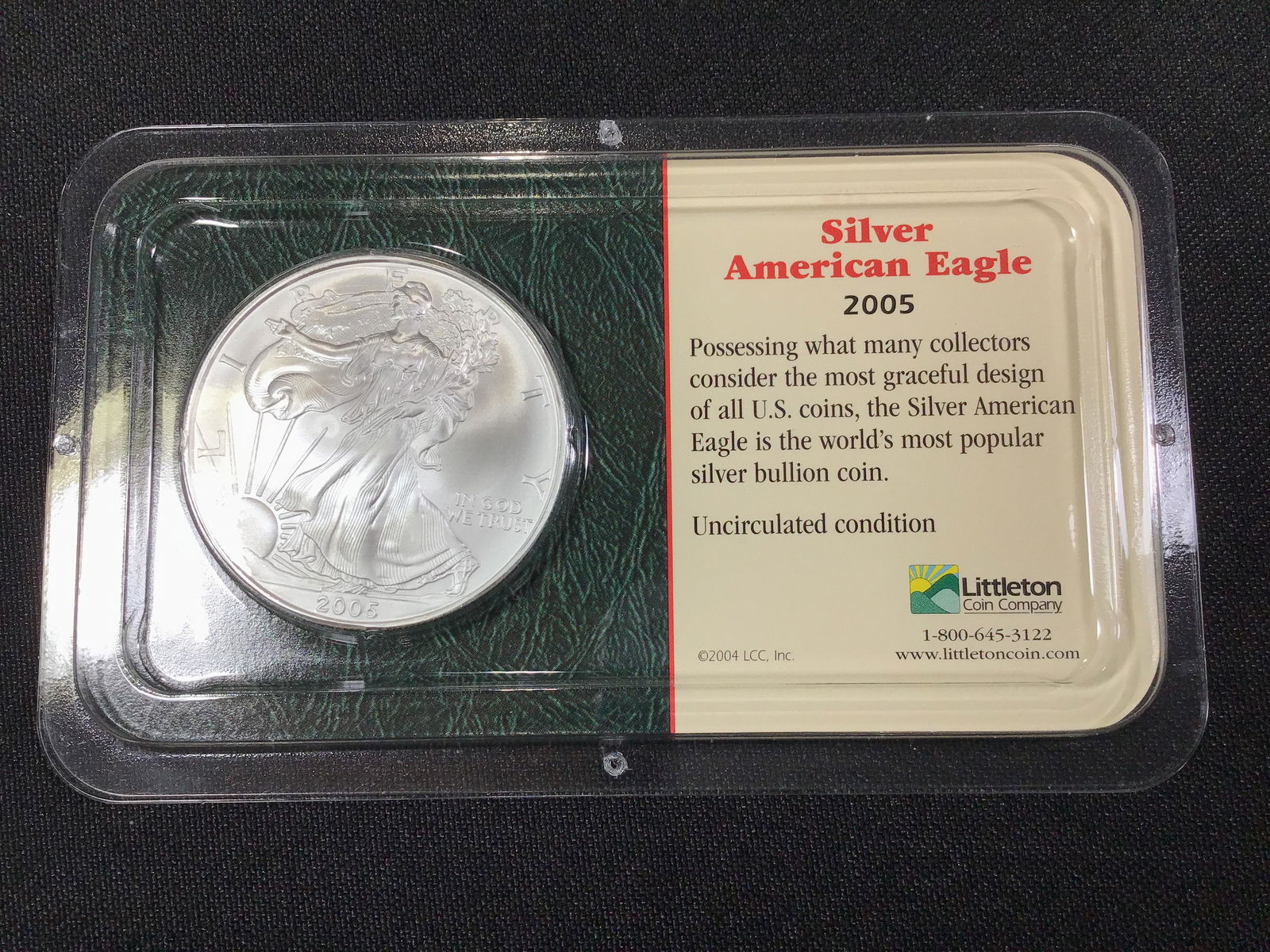 Walking Liberty Silver Eagle 2005 Uncirculated (1 of 4)
