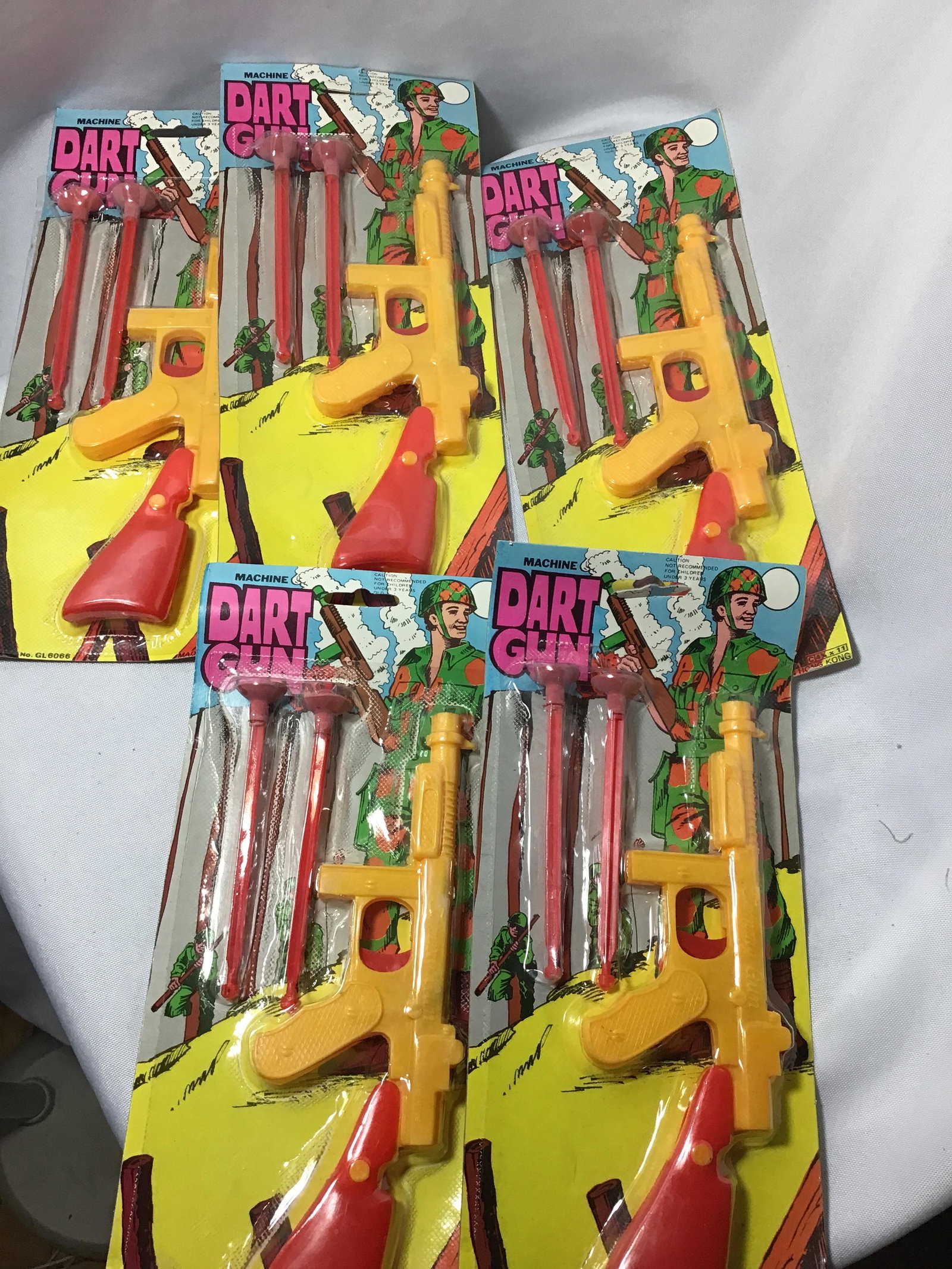 Vintage Dart Gun Toys 5 In original packages: In original packages