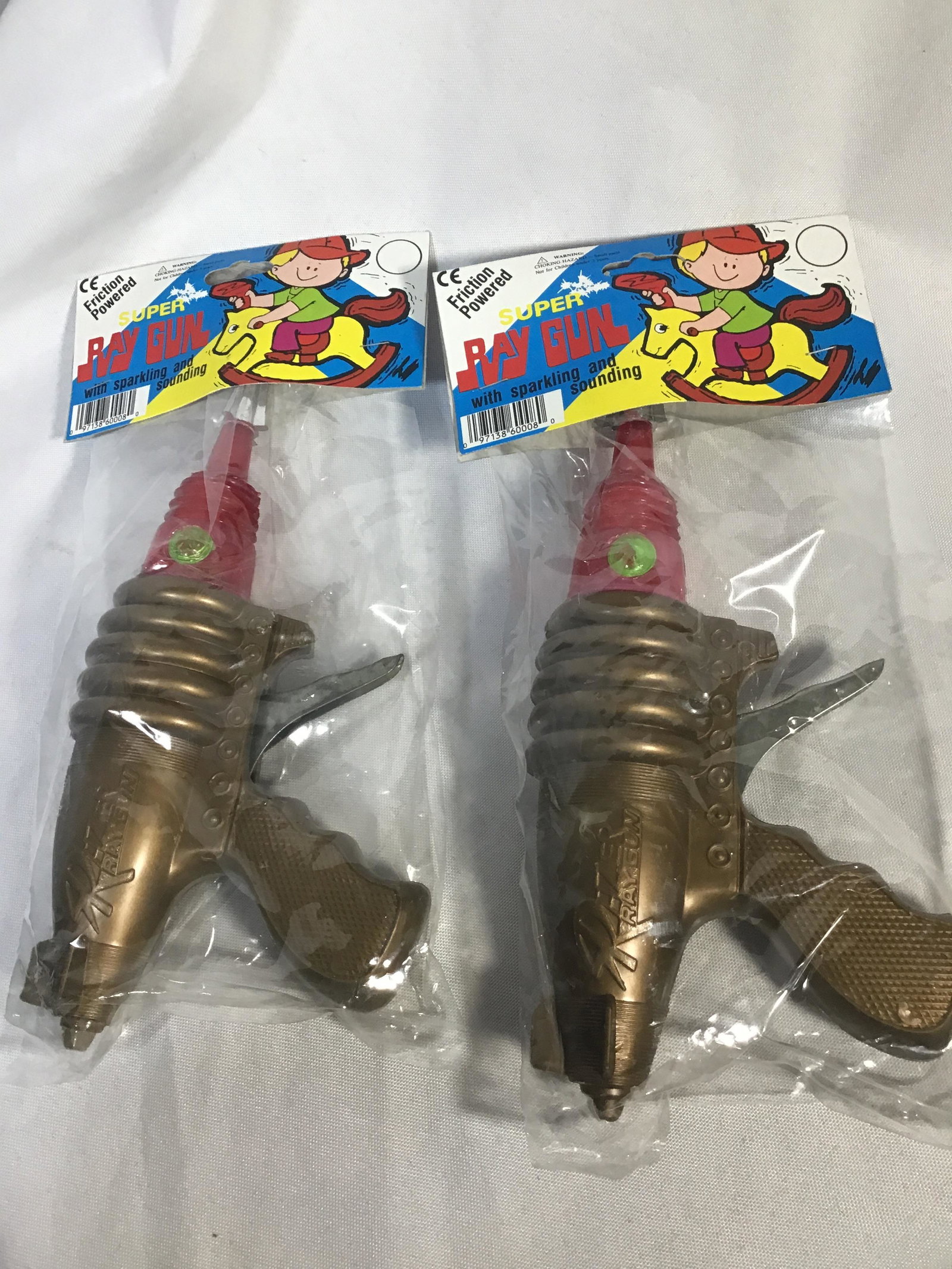Friction Toy Super Ray Guns 2 in original package (1 of 6)