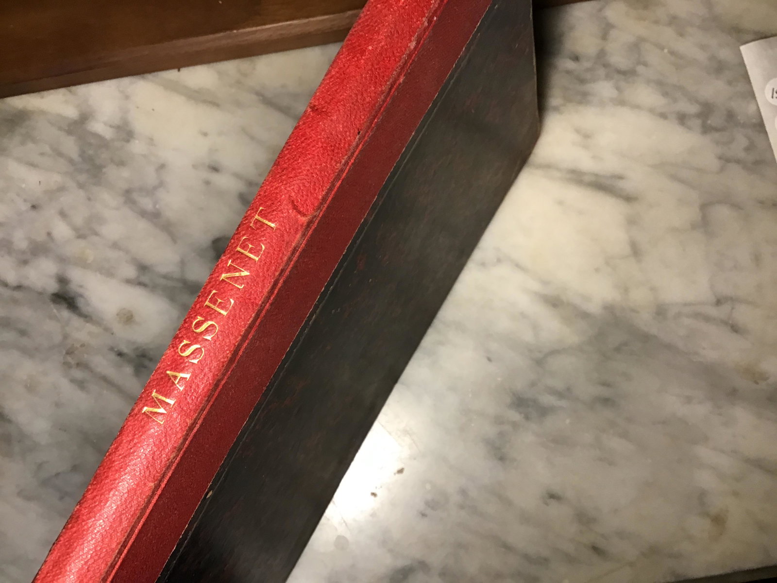 Massenet Music over 100 yrs.: Some loose pages , all still there
