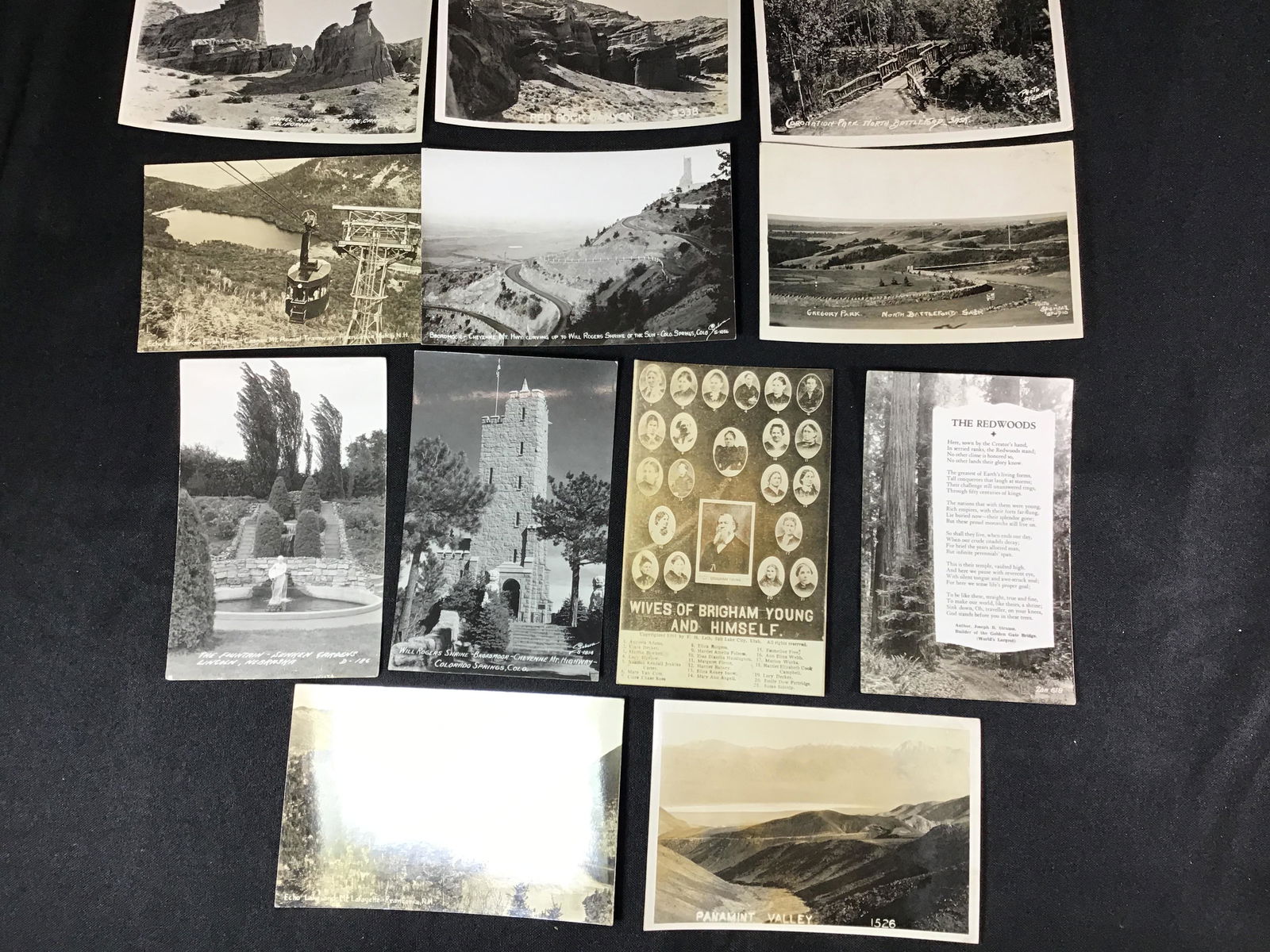 12 Early photographic postcards . (1 of 5)
