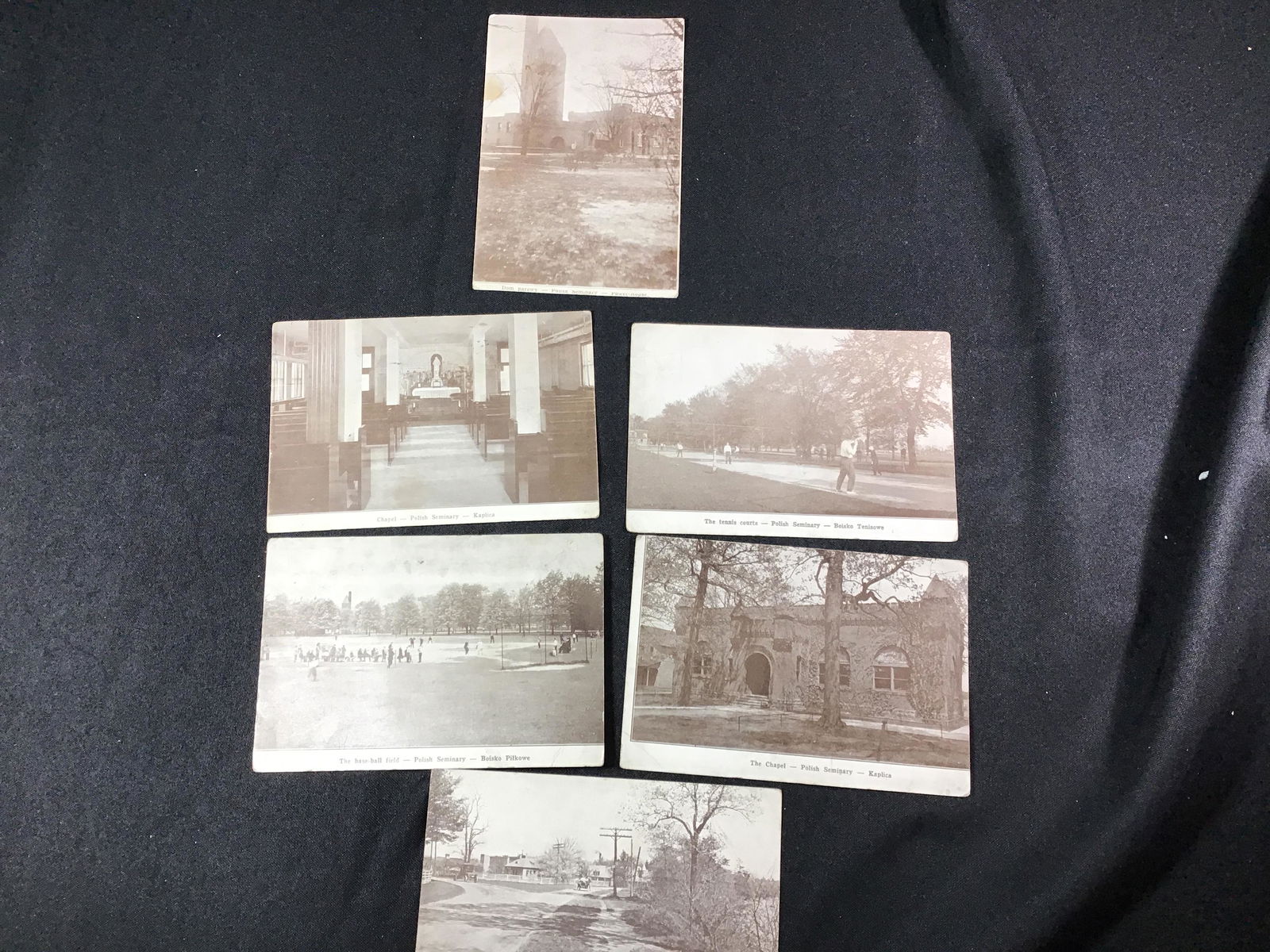 Six early Polish photographic postcards . (1 of 5)