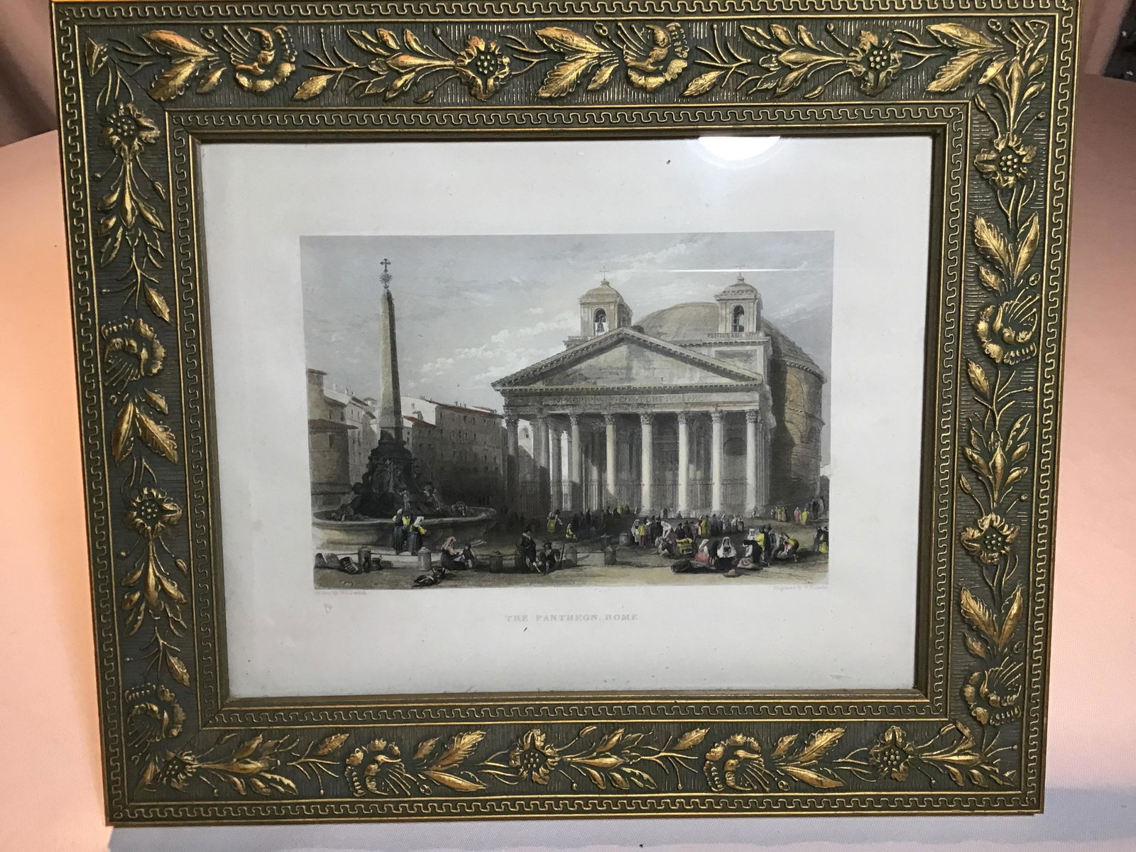 The Pantheon Rome Engraving Drawn by W Leitch engraved (1 of 6)