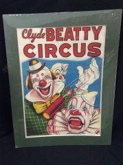 Clyde Beatty Circus Org. Poster Done by Globe Poster (1 of 7)