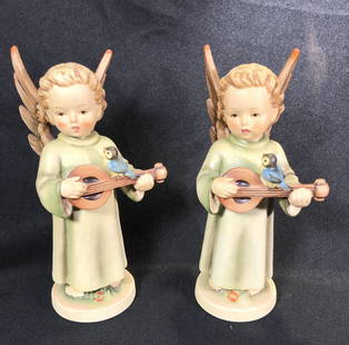 Angel Hummels Each measures approximately 8 inches tall: Each measures approximately 8 inches tall
