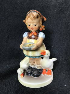 Be Patient Hummel 197/2 Goebel Hummel Figurine Girl with Geese: Goebel Hummel Figurine Girl with Geese