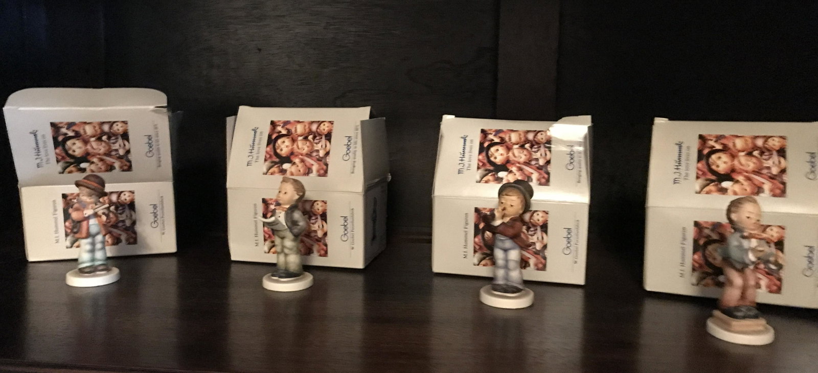 Collectors Mini Hummels in boxes 4 total: 4 total