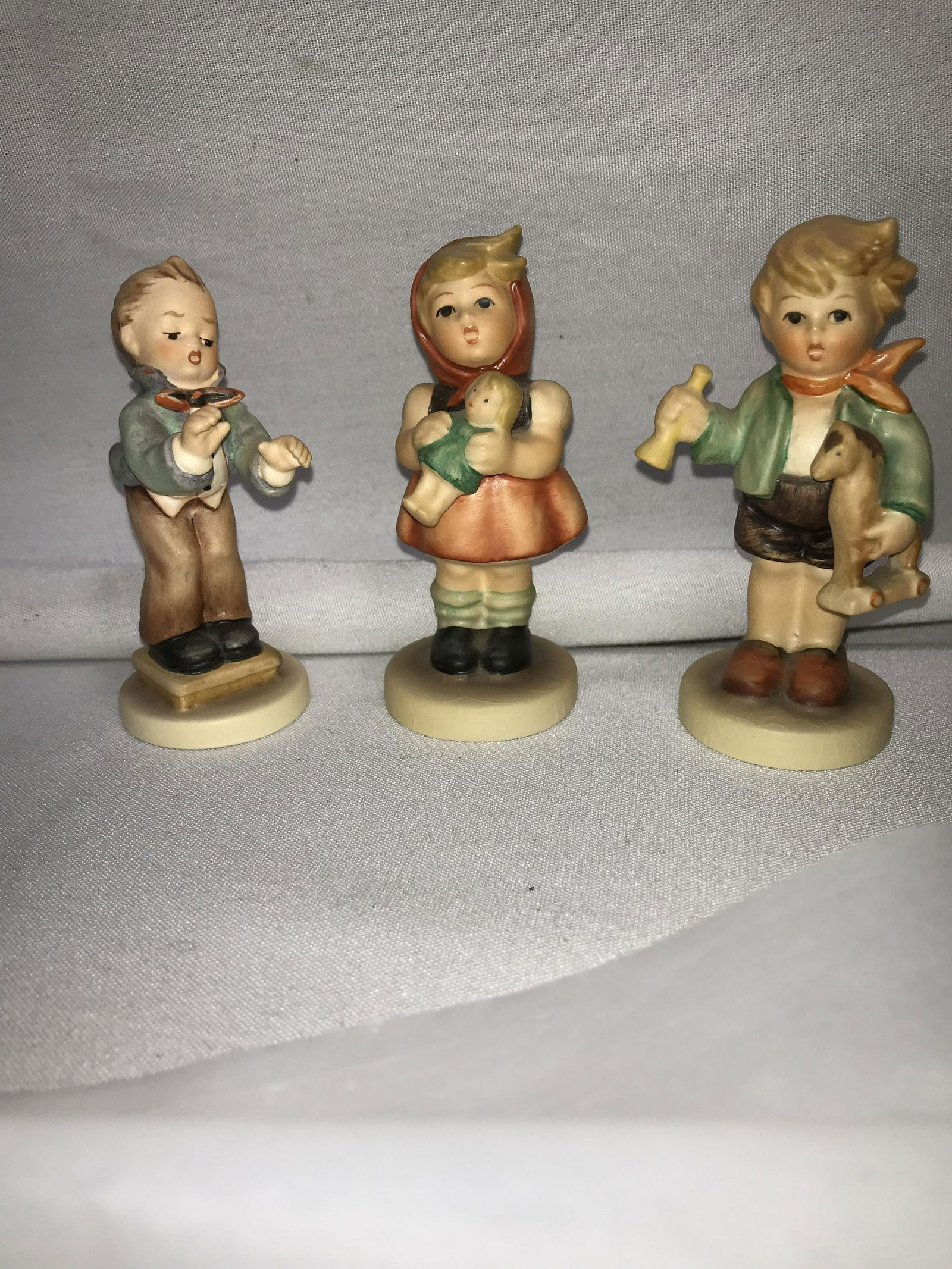 Hummel Collection (3) Each measures approximately 3 inches tall (1 of 5)