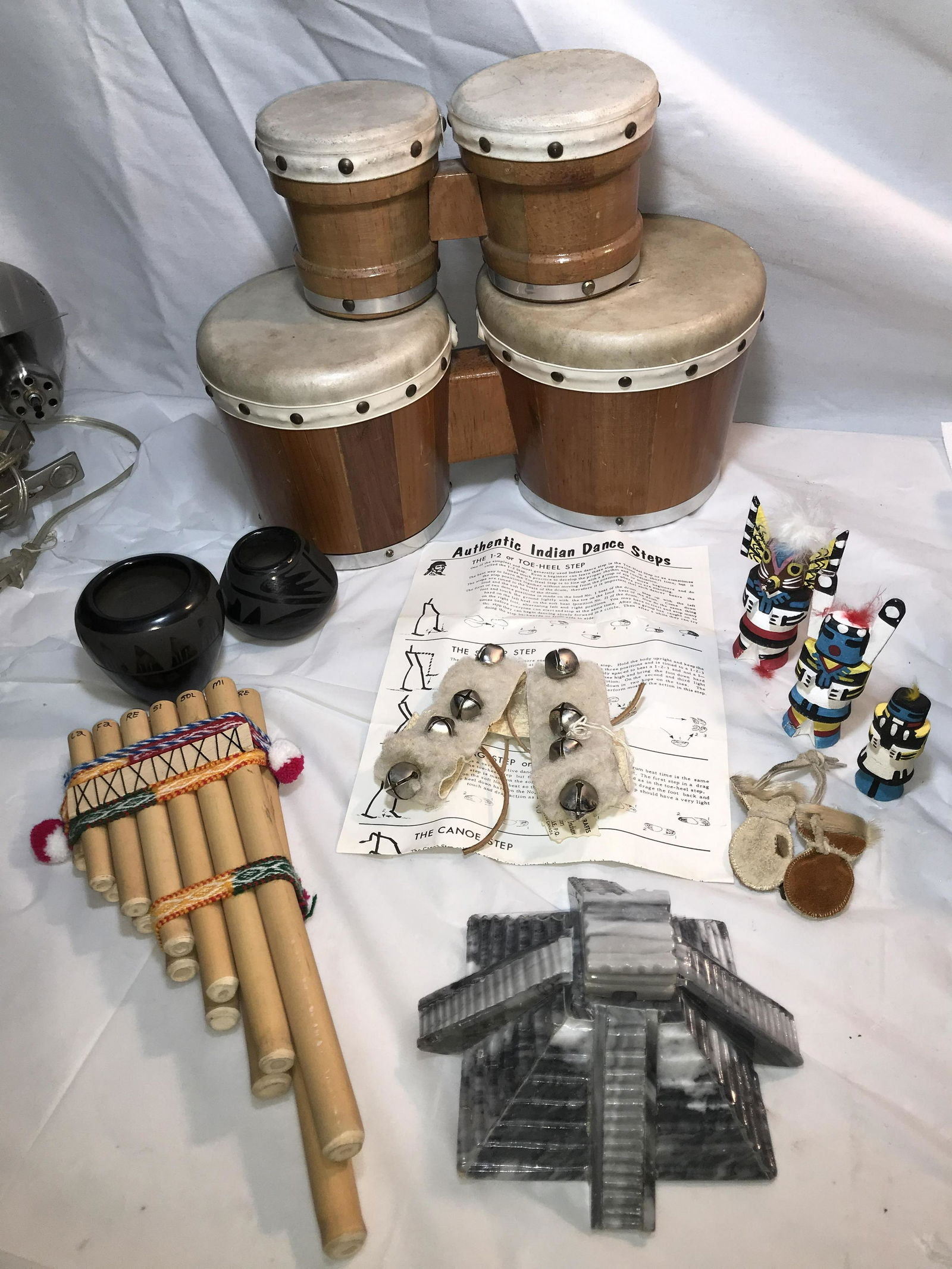 Native American Collection Flute, drums, statues, and more: Flute, drums, statues, and more