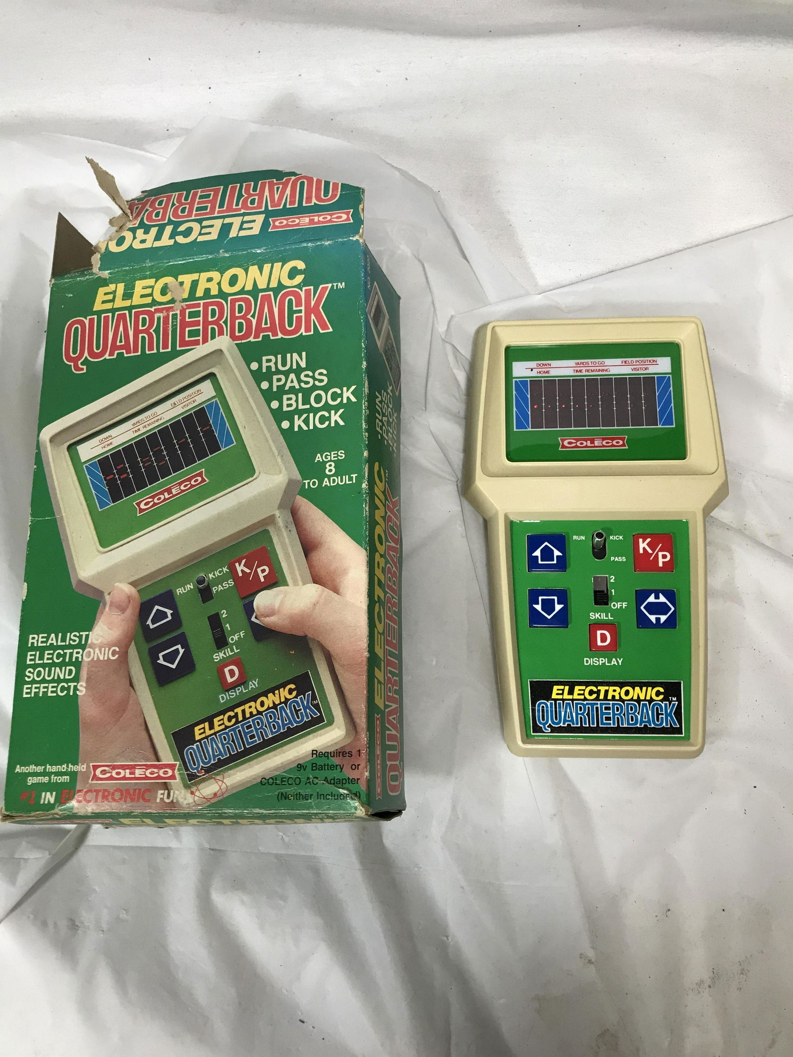 Coleco electronic 2024 quarterback original price