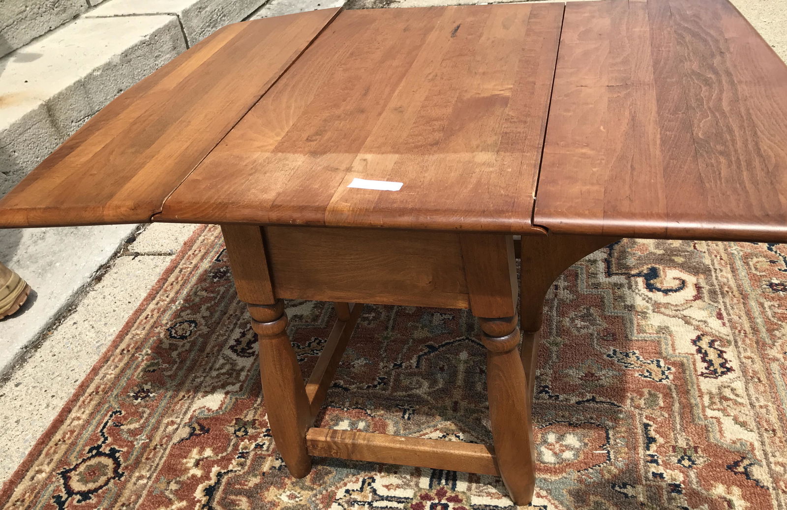 Rock Maple Dropleaf End Table . (1 of 3)