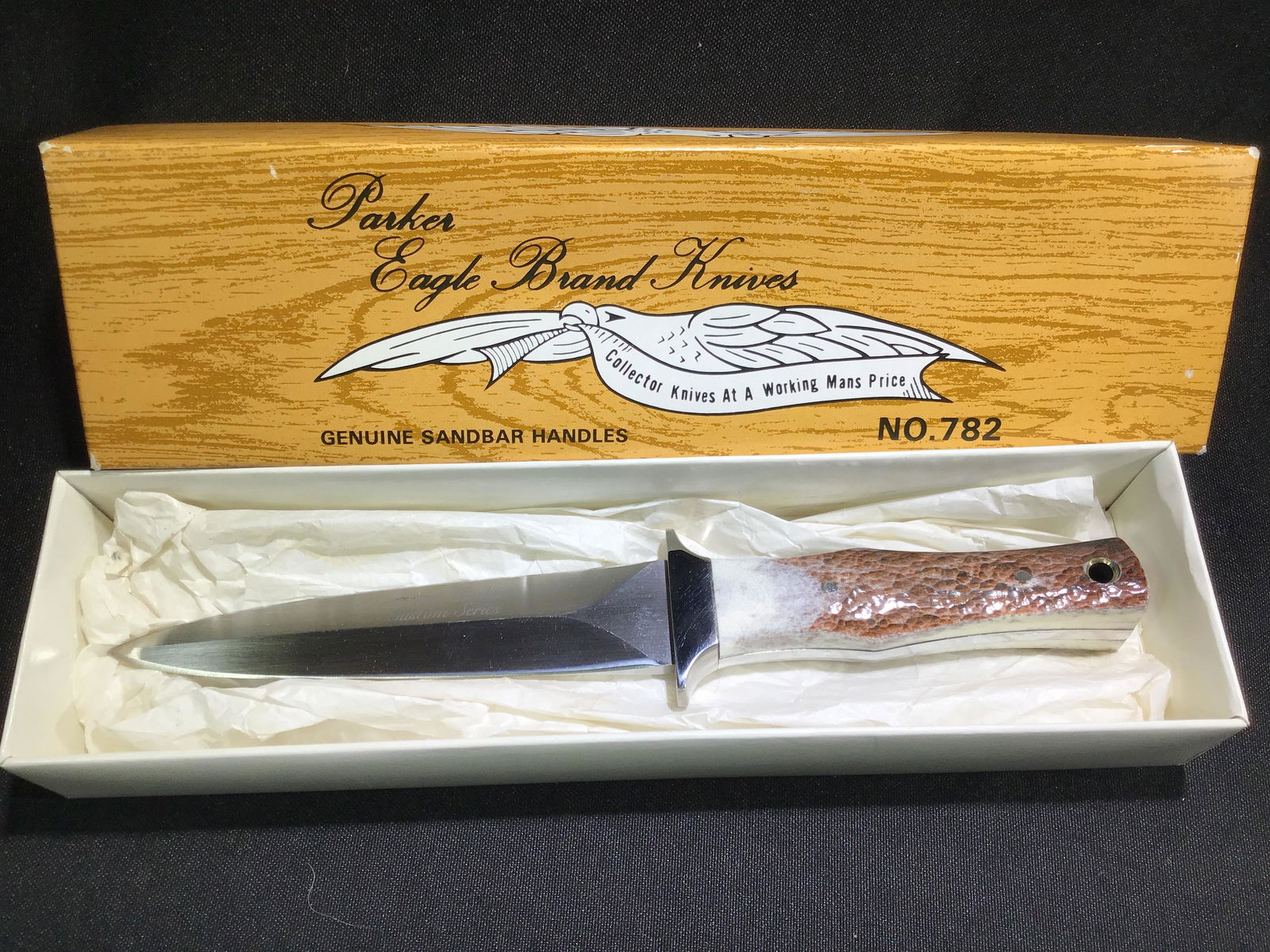 Parker Eagle Knife in Original Box Genuine Sandbar Handle  Parker Custom Series (1 of 9)