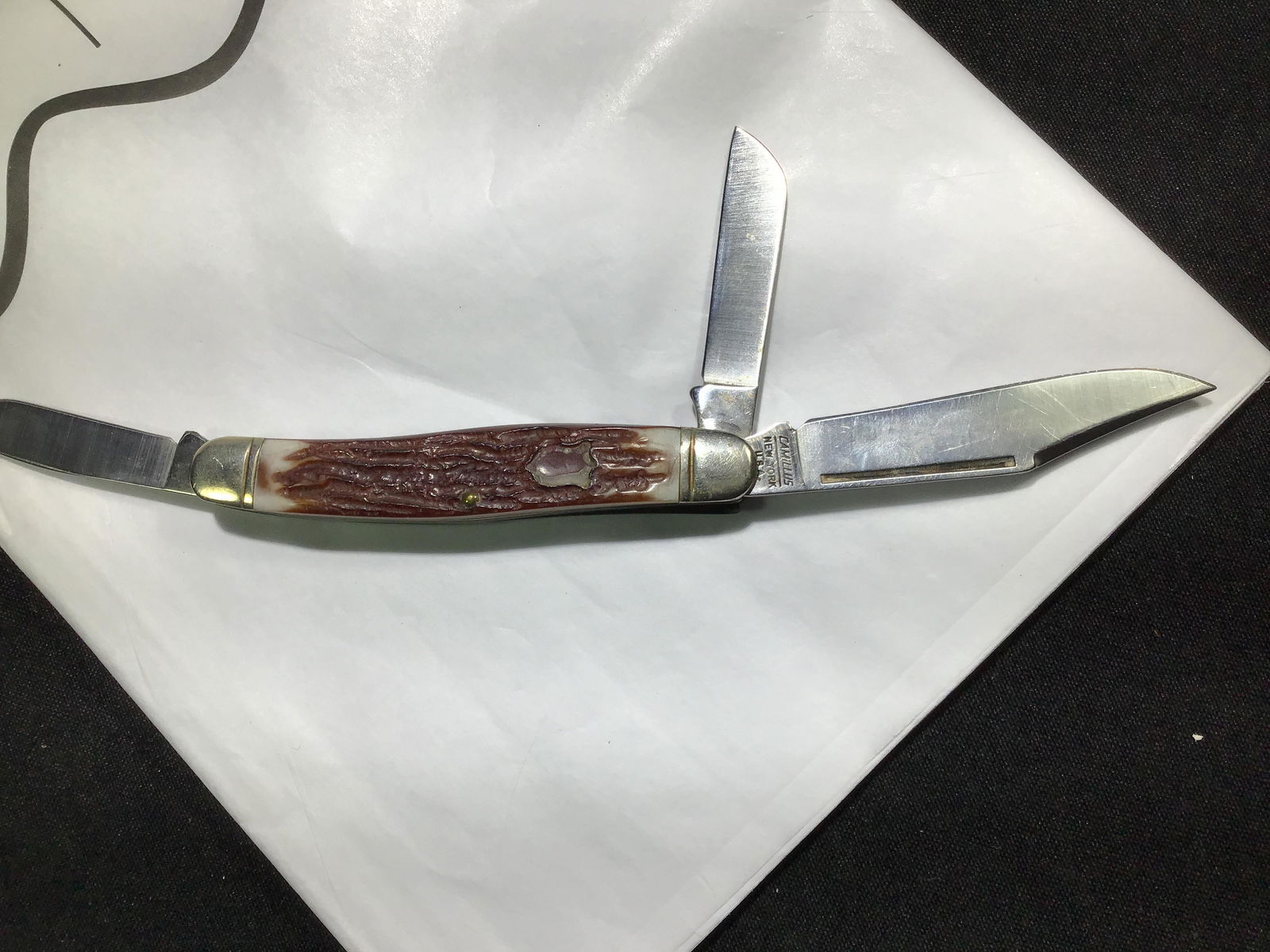 Camillus Razor Edge Knife 3 Blades (1 of 6)