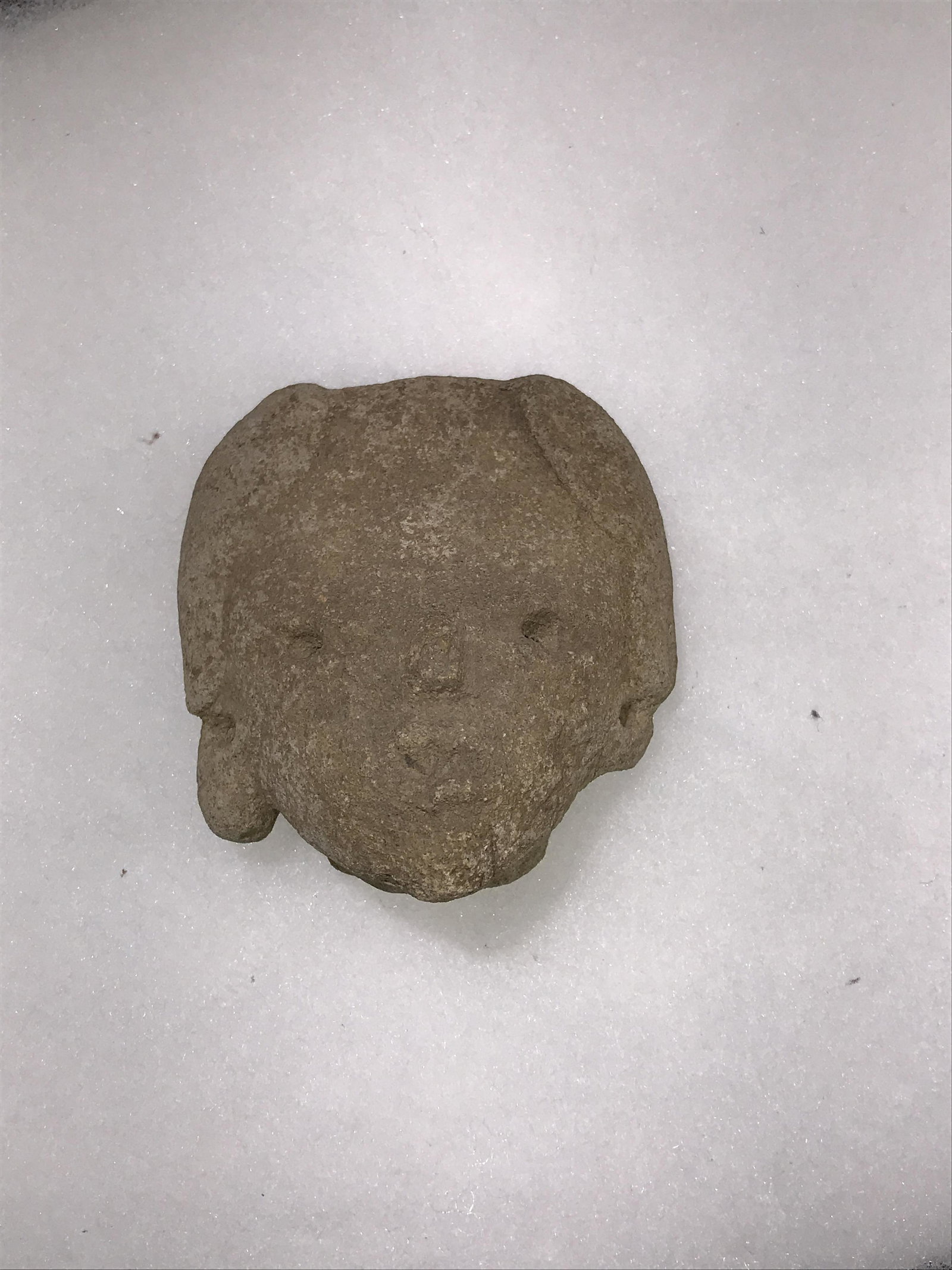 Pre-Colombian Art Pot Chard Measures 3 x3 x 2 inches (1 of 7)