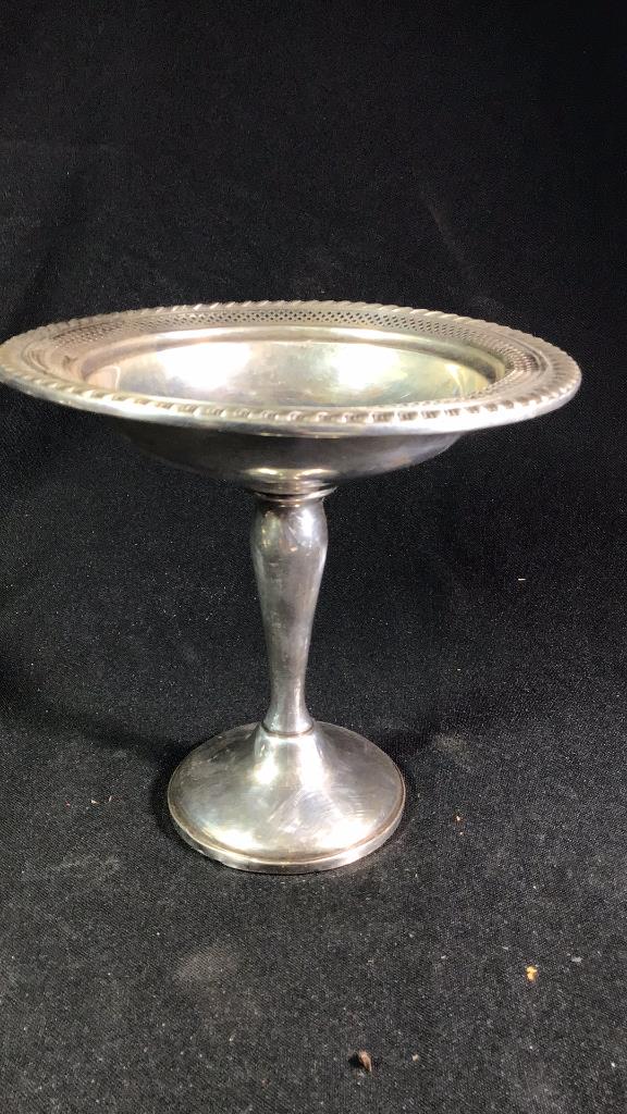 Sterling candy dish by Newport . (1 of 4)
