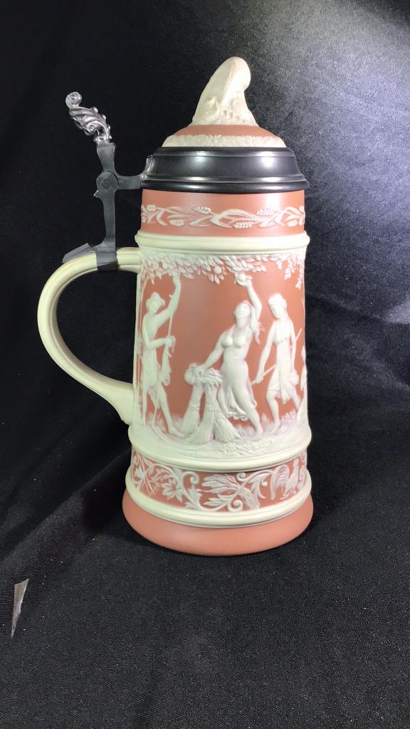 Villeroy and boch limited edition stein Decorated stein that measures 11 inches tall with 5 inch (1 of 7)
