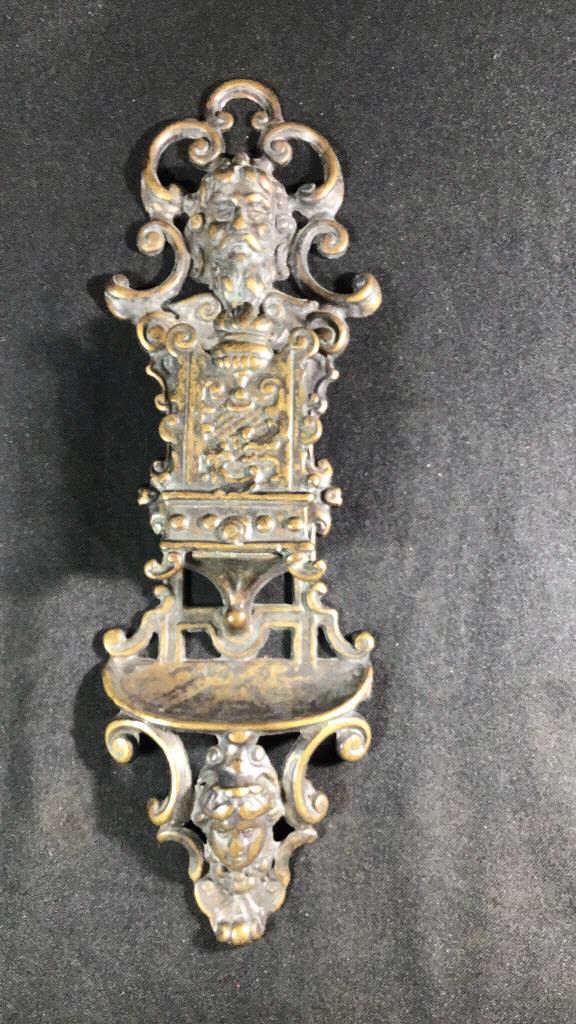 Antique Victorian Brass Matchbox Holder (1 of 4)
