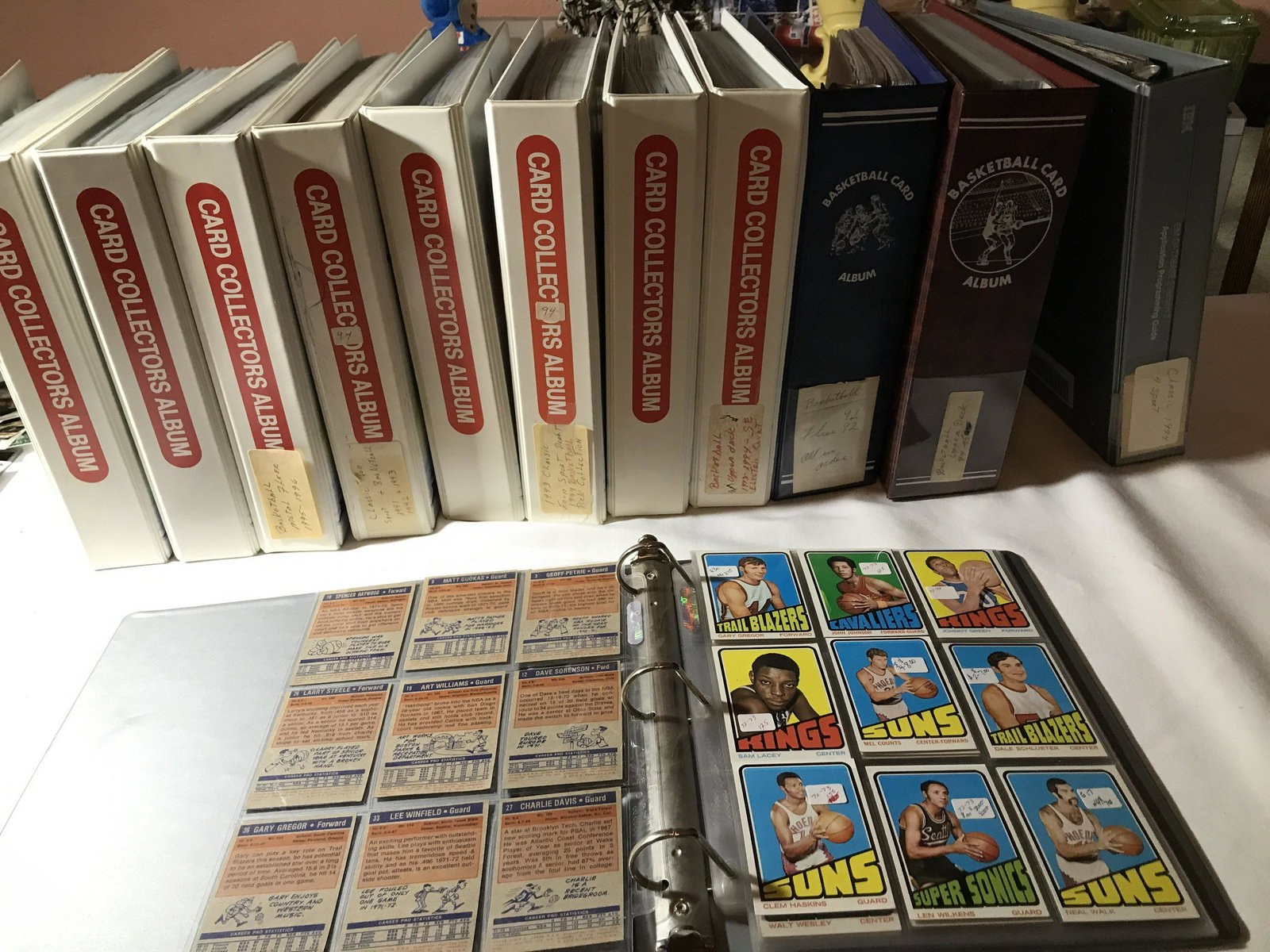 Vintage basketball card collection starting in the 1960s up to 1994 12 Binders (1 of 4)