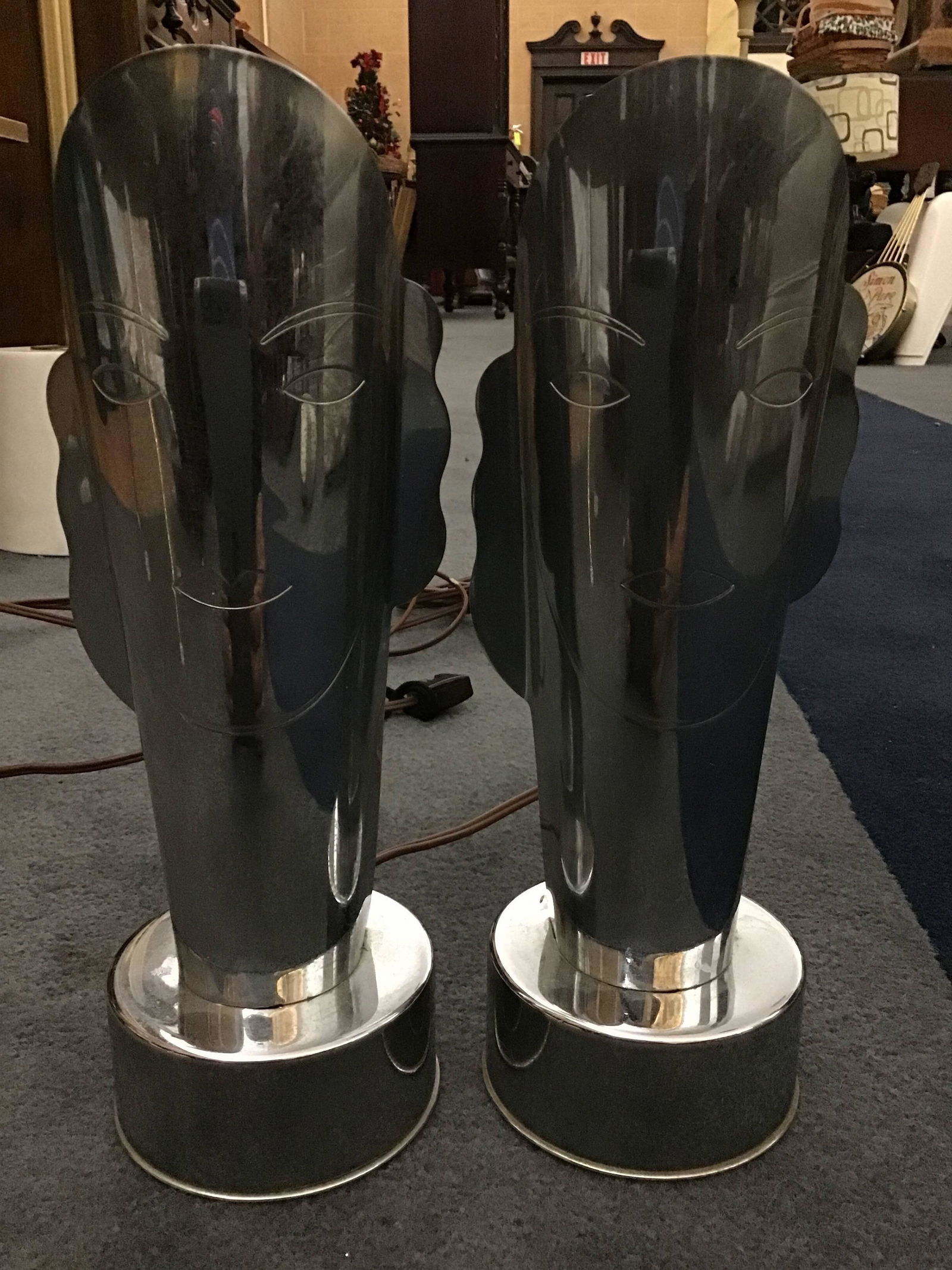 Modern Contemporary Designer Lamps (Pair) by Judith? (1 of 3)