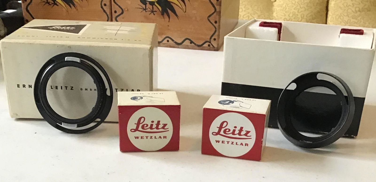 Vintage Leitz  Wetzler summicron camera parts . (1 of 6)