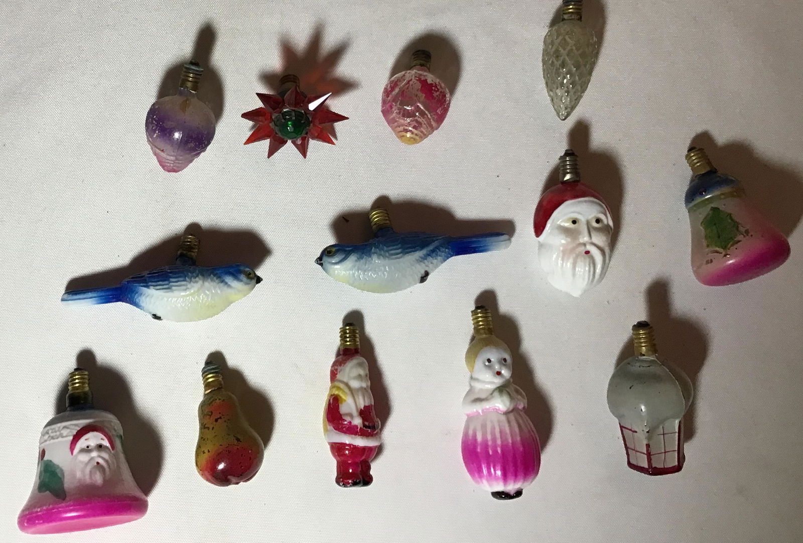 Vintage Christmas light bulb collection . (1 of 5)