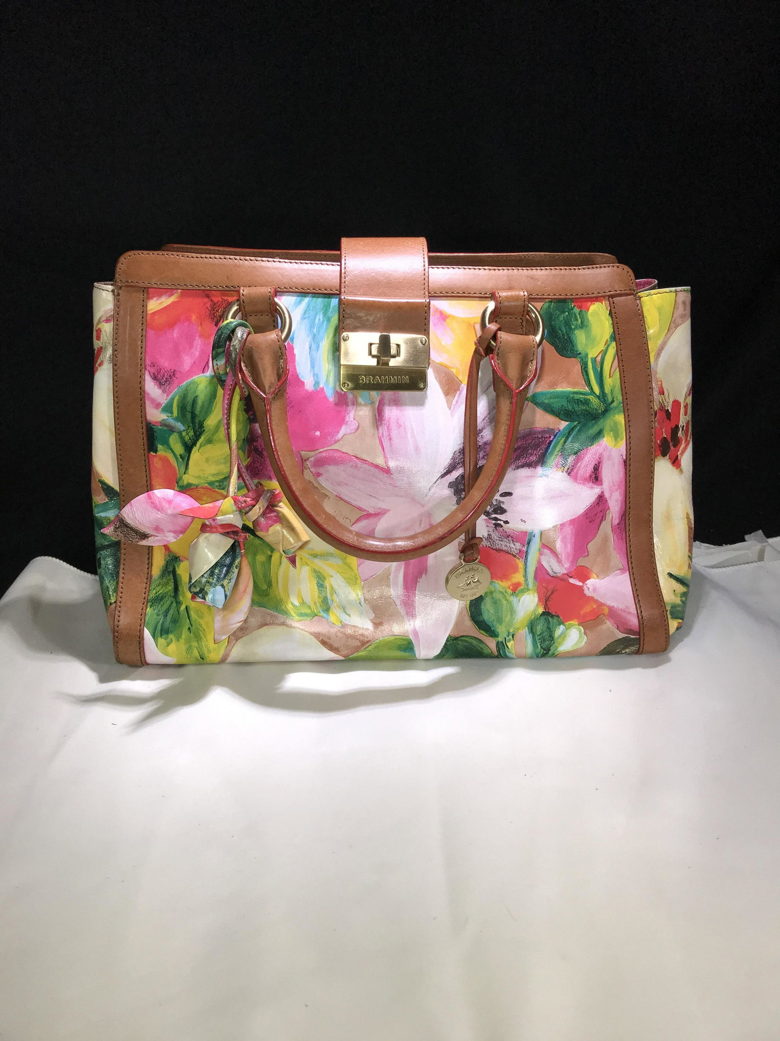 Brahmin Flower Purse .: .