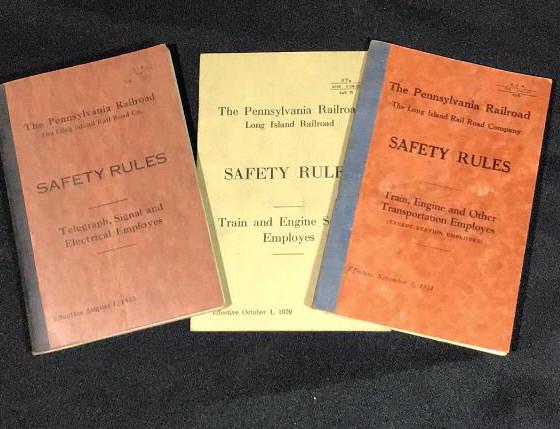 Vintage Long Island Railroad Safety Rules, 1929 &1933 (2) (1 of 3)