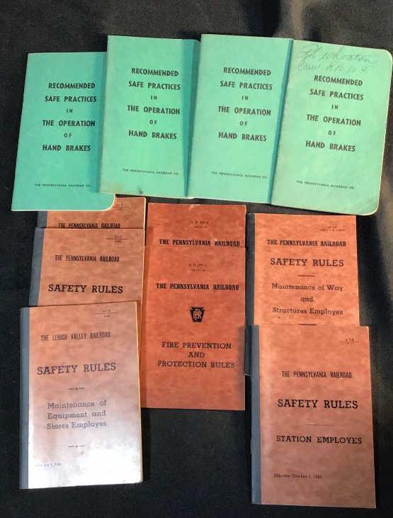 Pennsylvania Railroad Hand Brake Safety books (11) (1 of 4)