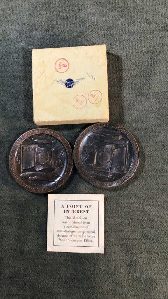 Curtiss Wright Medallions (2) .: .