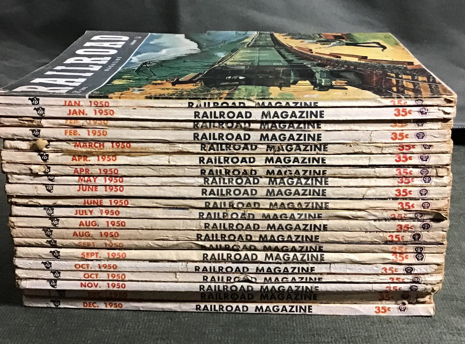 1950 Railroad Magazine $.35 (22) . (1 of 3)