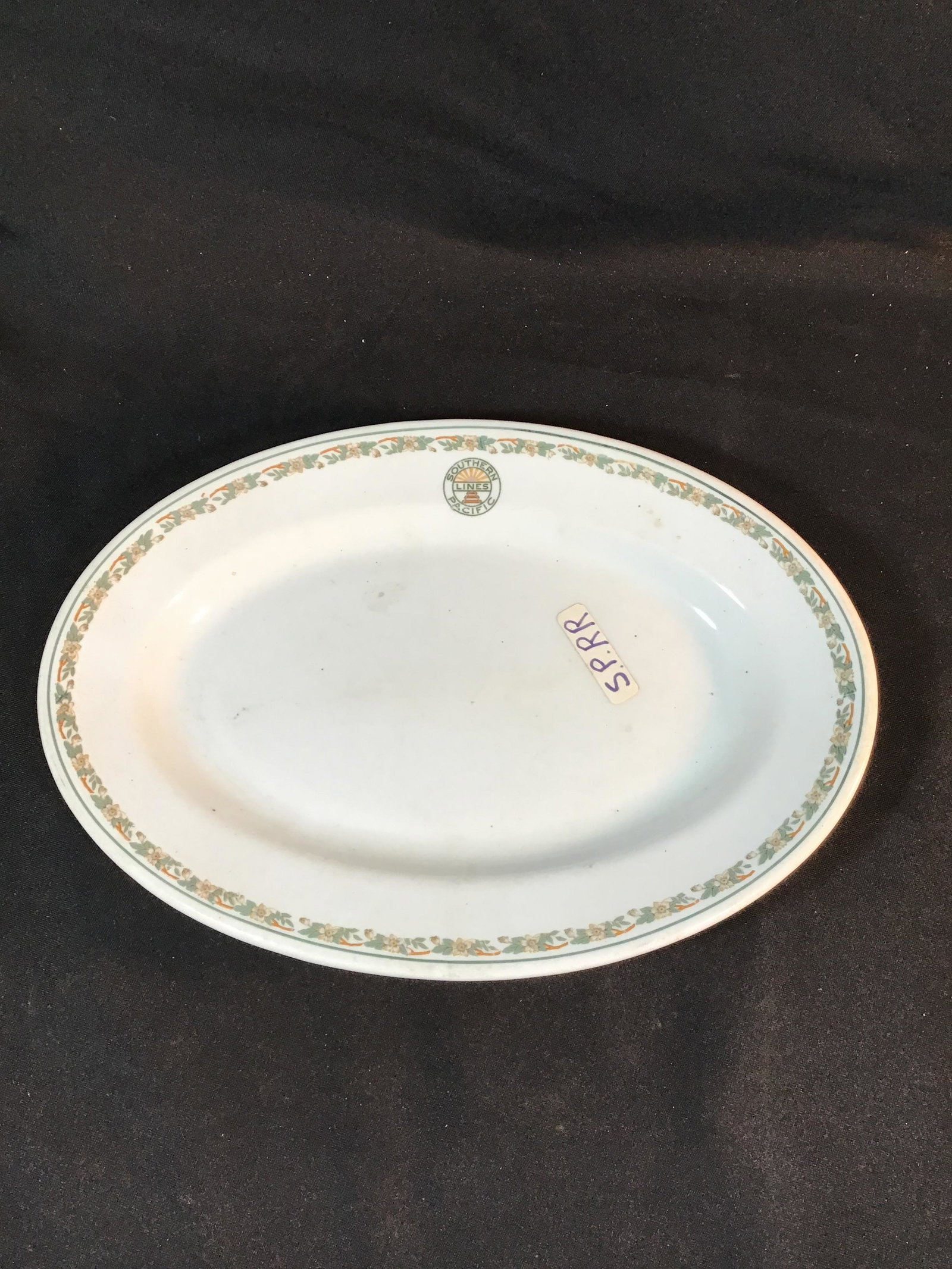 Vintage Southern Pacific Railroad Lines Serving Platter (1 of 5)