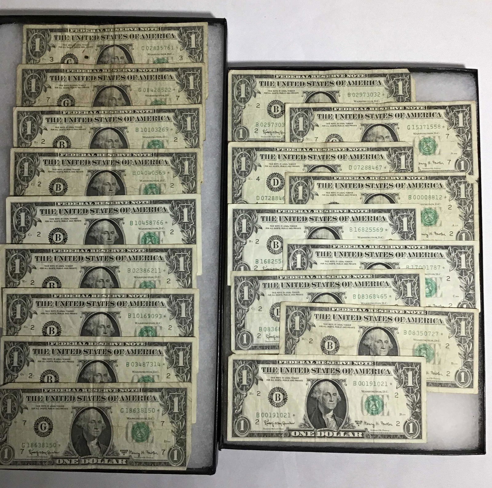 United States Star Note Collection (18) . (1 of 4)