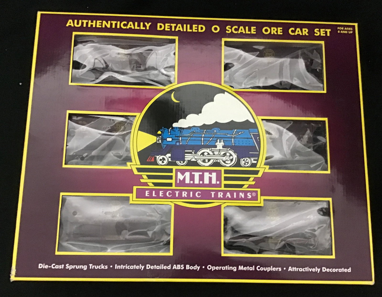 MTH Electric Trains Ore Car / Ore Load 6 Car Set 20-97507 New in Box (1 of 4)