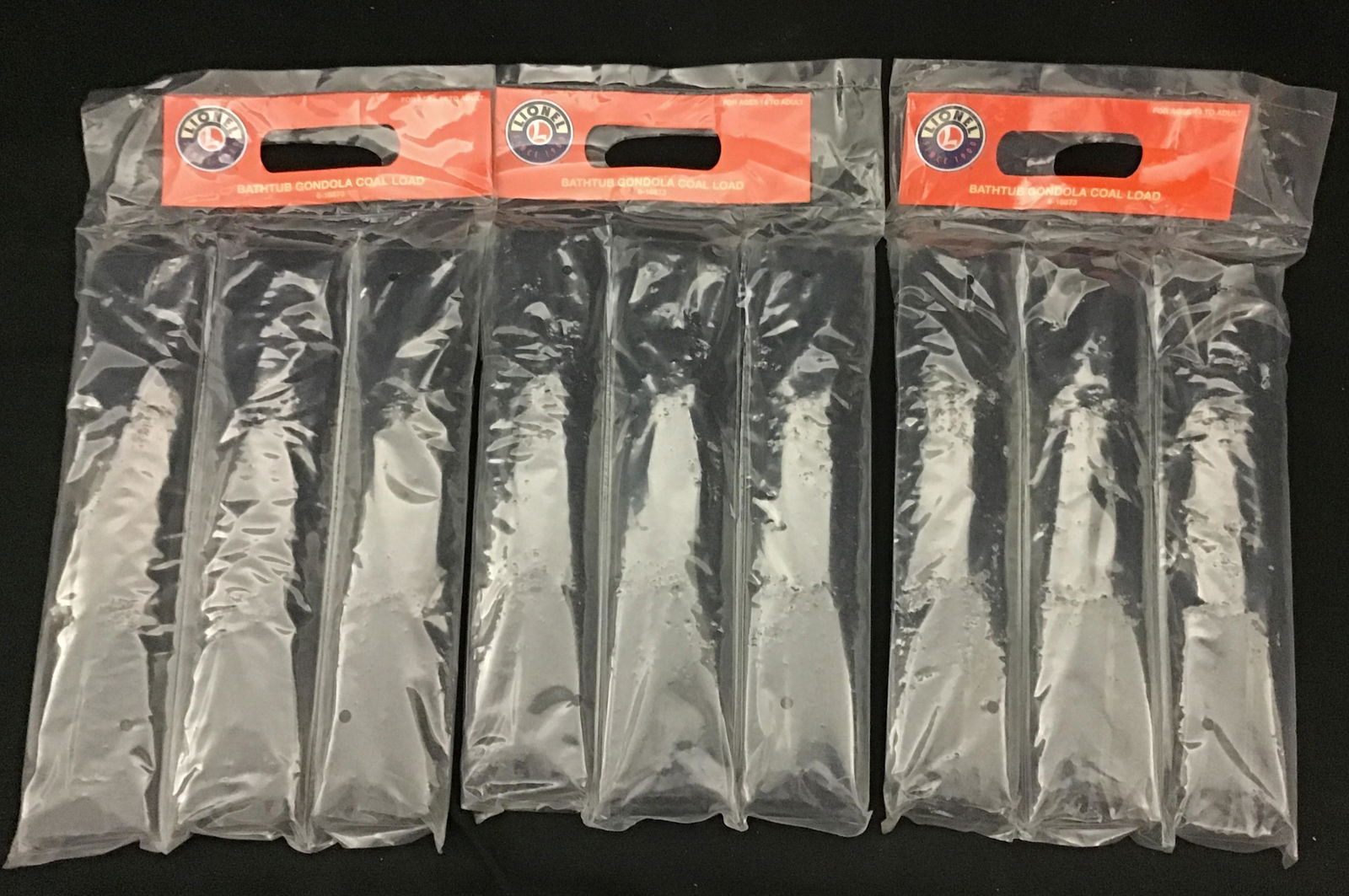 Lionel O Scale Bathtub Gondola Coal Load 6-16873 Lot of 3 (1 of 2)