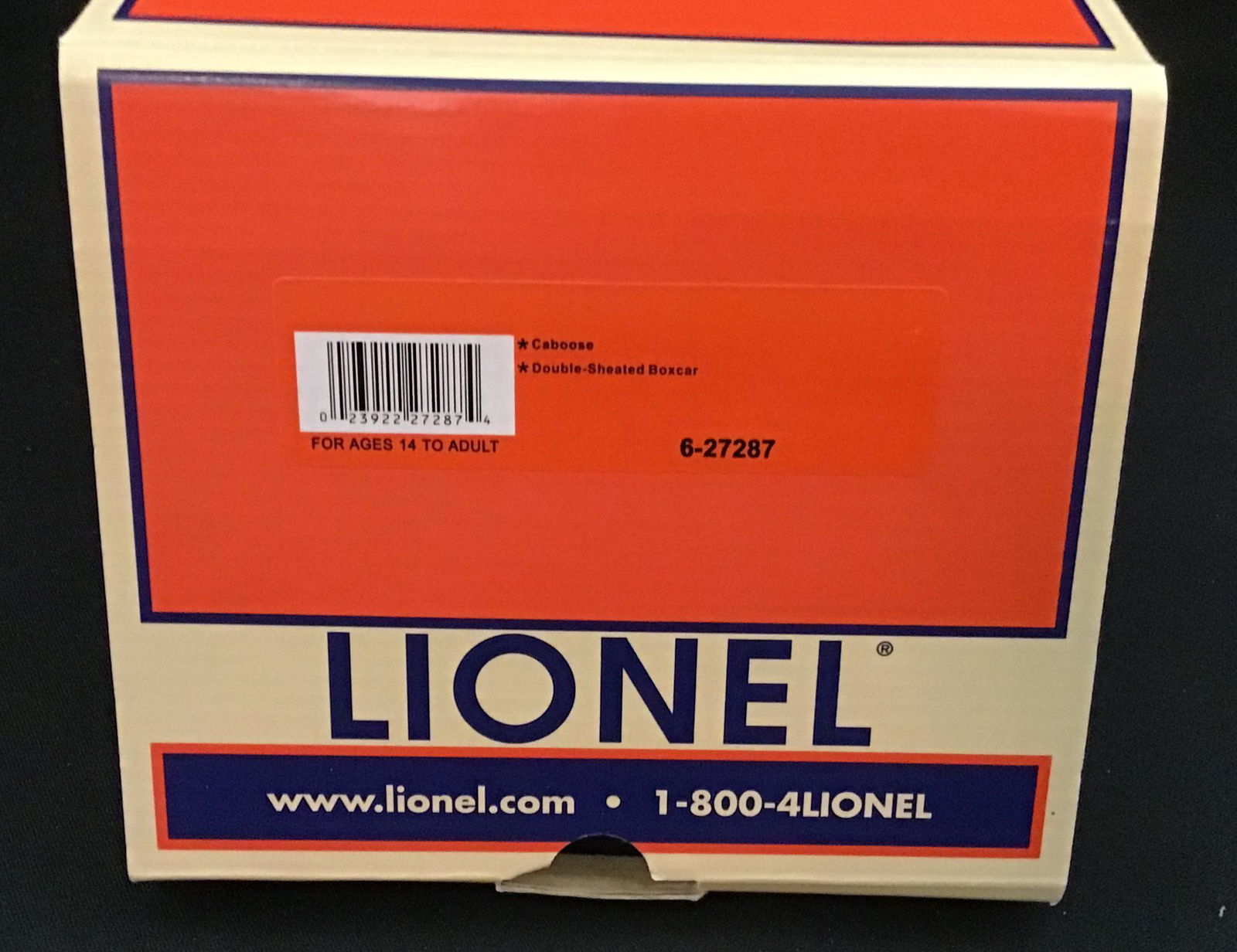 Lionel O Scale Caboose Double Sheated Boxcar 6-27287 (1 of 3)