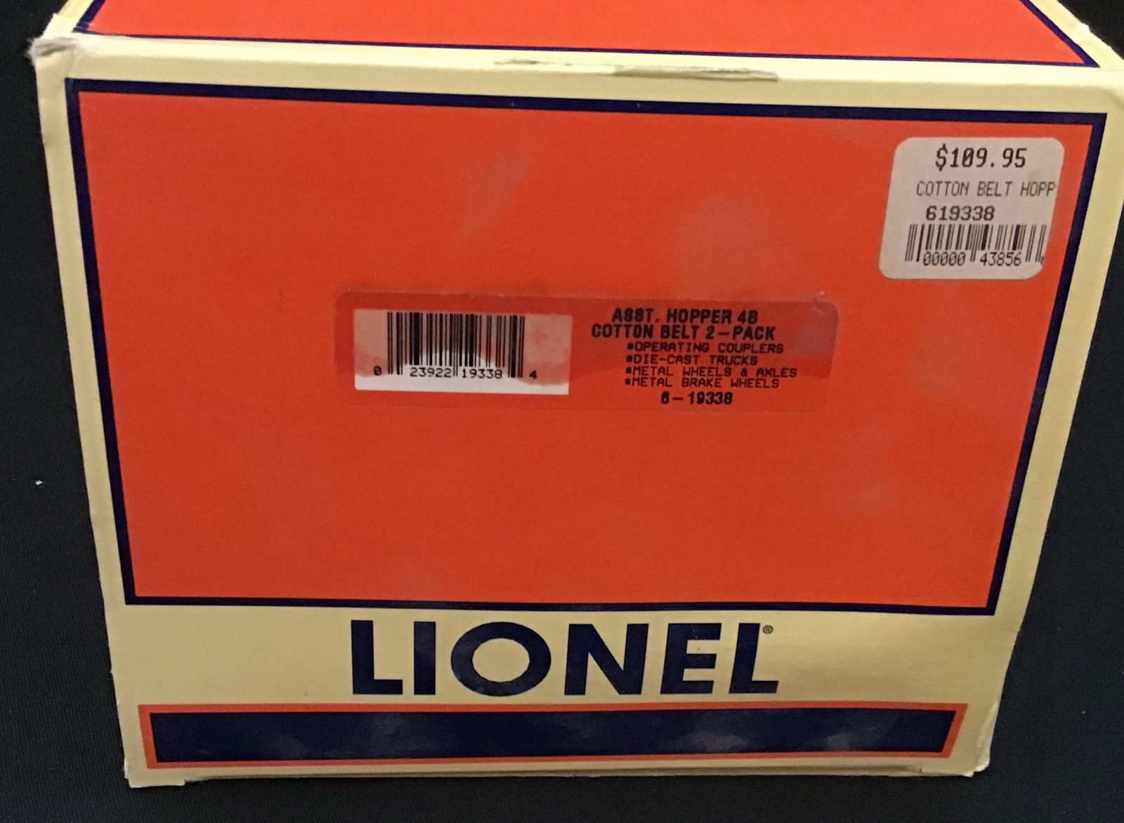 Lionel O Scale Asst Hopper Cotton Belt 2 Pack 6-19338 (1 of 2)