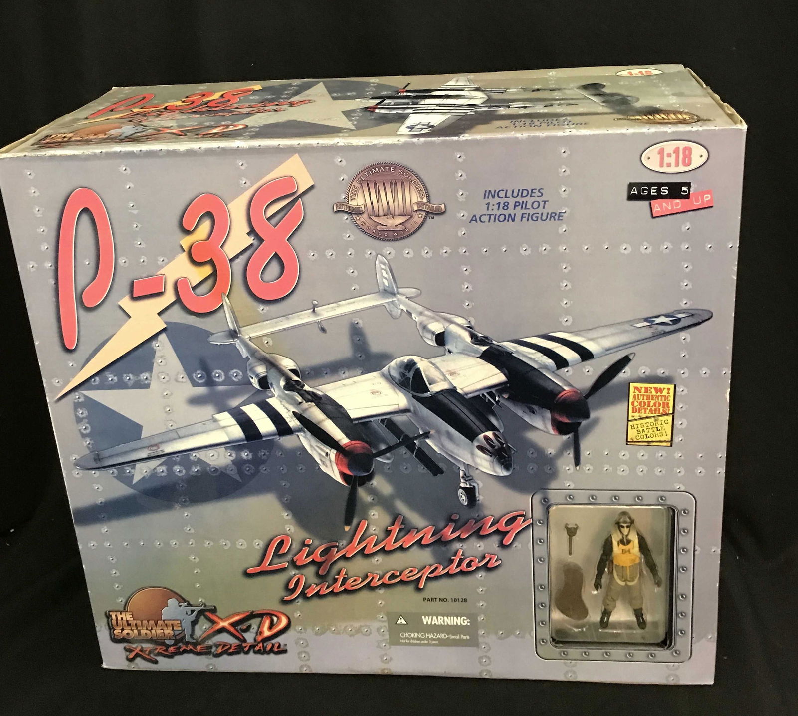 Ultimate Soldier XD P-38 1:18 WWII Lightning Interceptor (1 of 2)