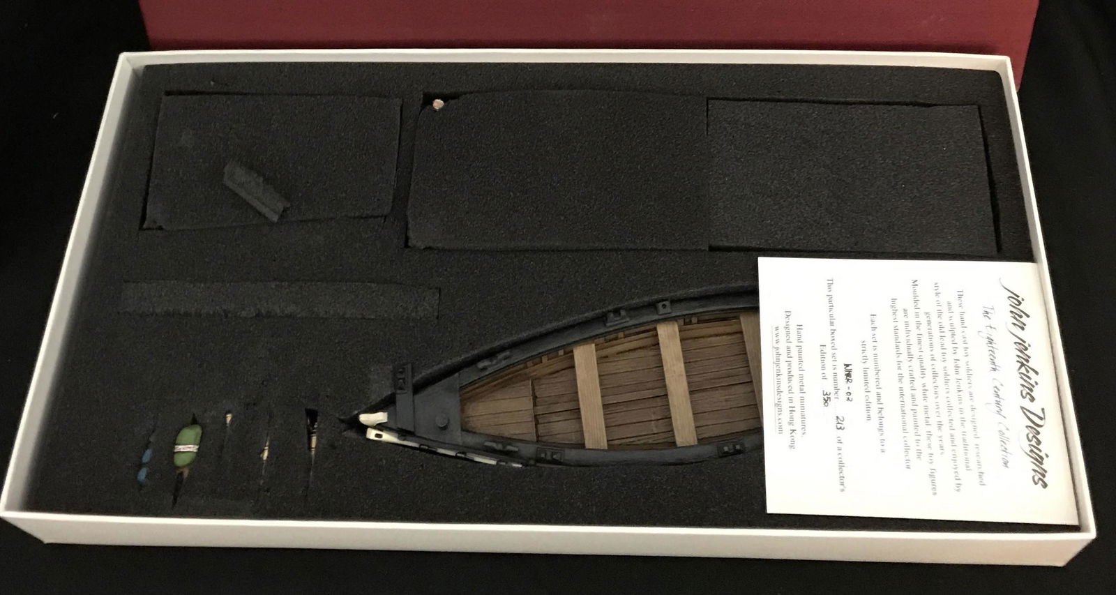 John Jenkins Designs Eighteenth Century Collection Raid on St Francis Whaleboat with Jetty (1 of 4)