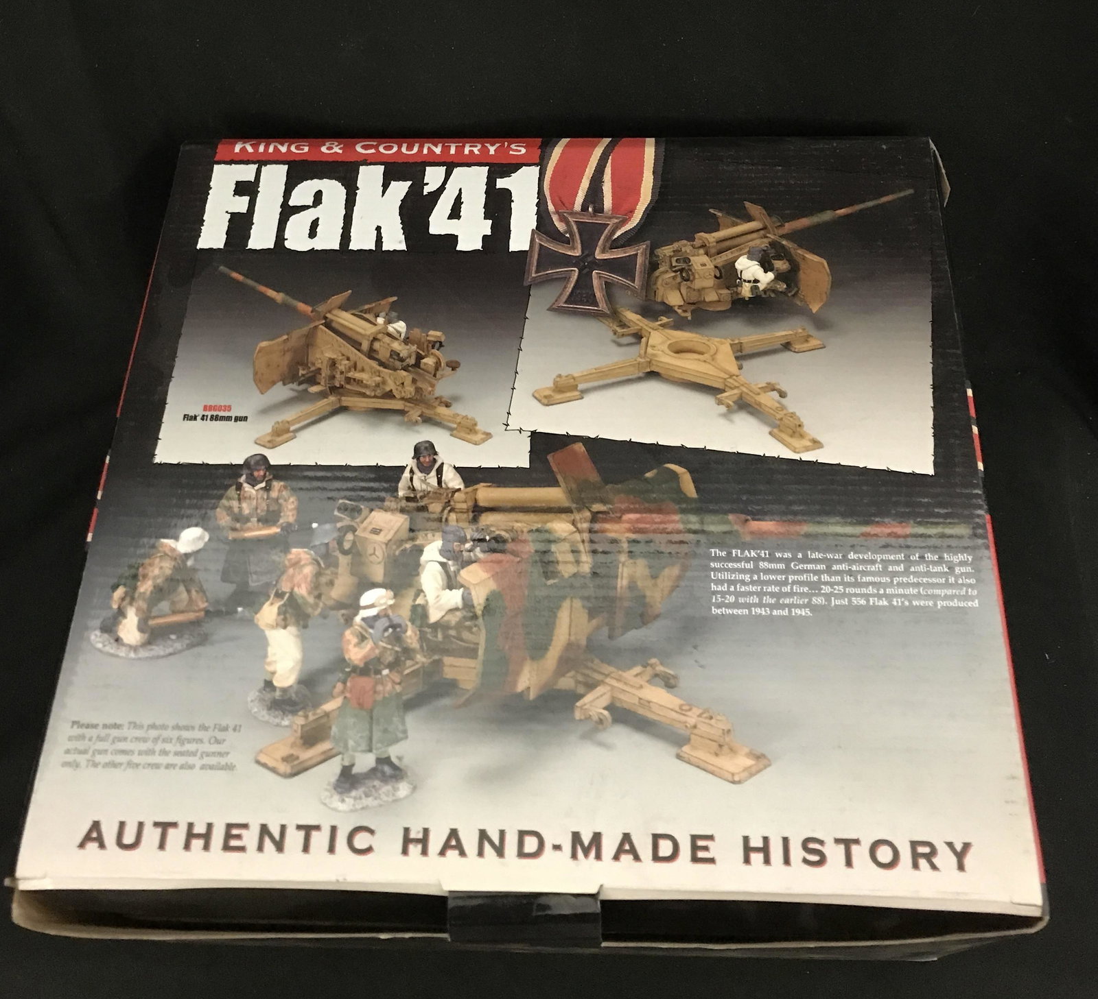 King & Country Flak 41 88mm Gun German Battle Of the Bulge: the Bulge