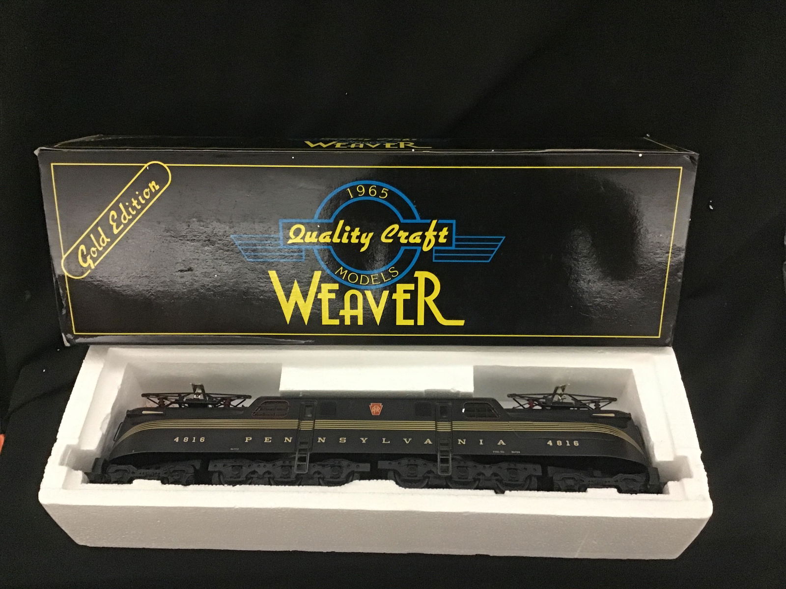 Weaver O Scale Pennsylvania Railroad PRR GG-1 Electric Locomotive Engine 4816 Open Box (1 of 4)