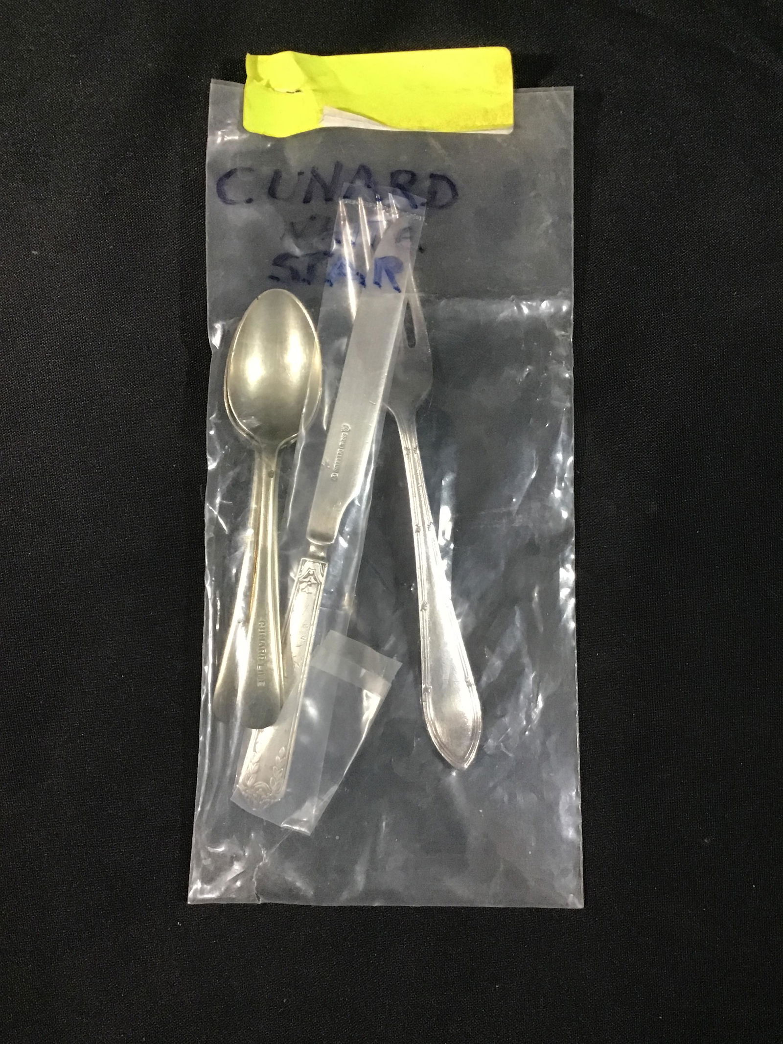 Cunard Line White Star 5 piece Flatware .: .