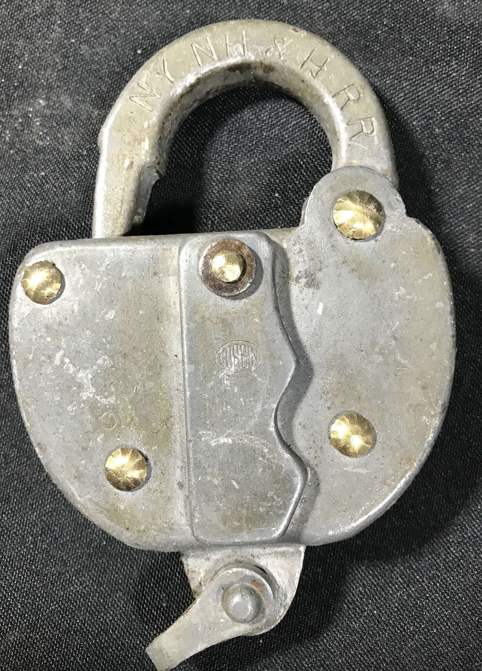 NY NH & H RR Padlock New York New Haven & Hartford Railroad: New York New Haven & Hartford Railroad