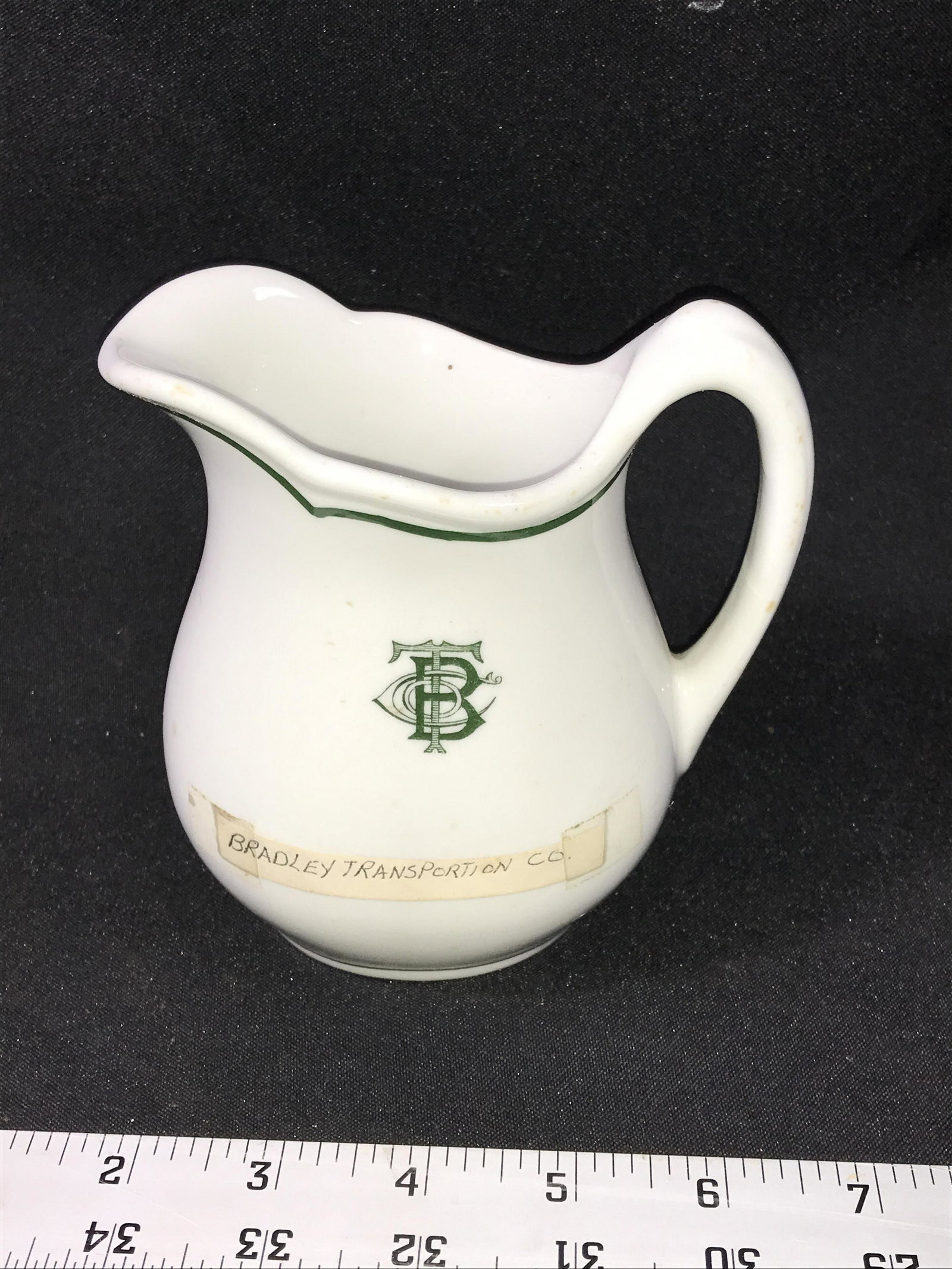 Bradley Transportation Creamer Measures 5x5 inches: Measures 5x5 inches
