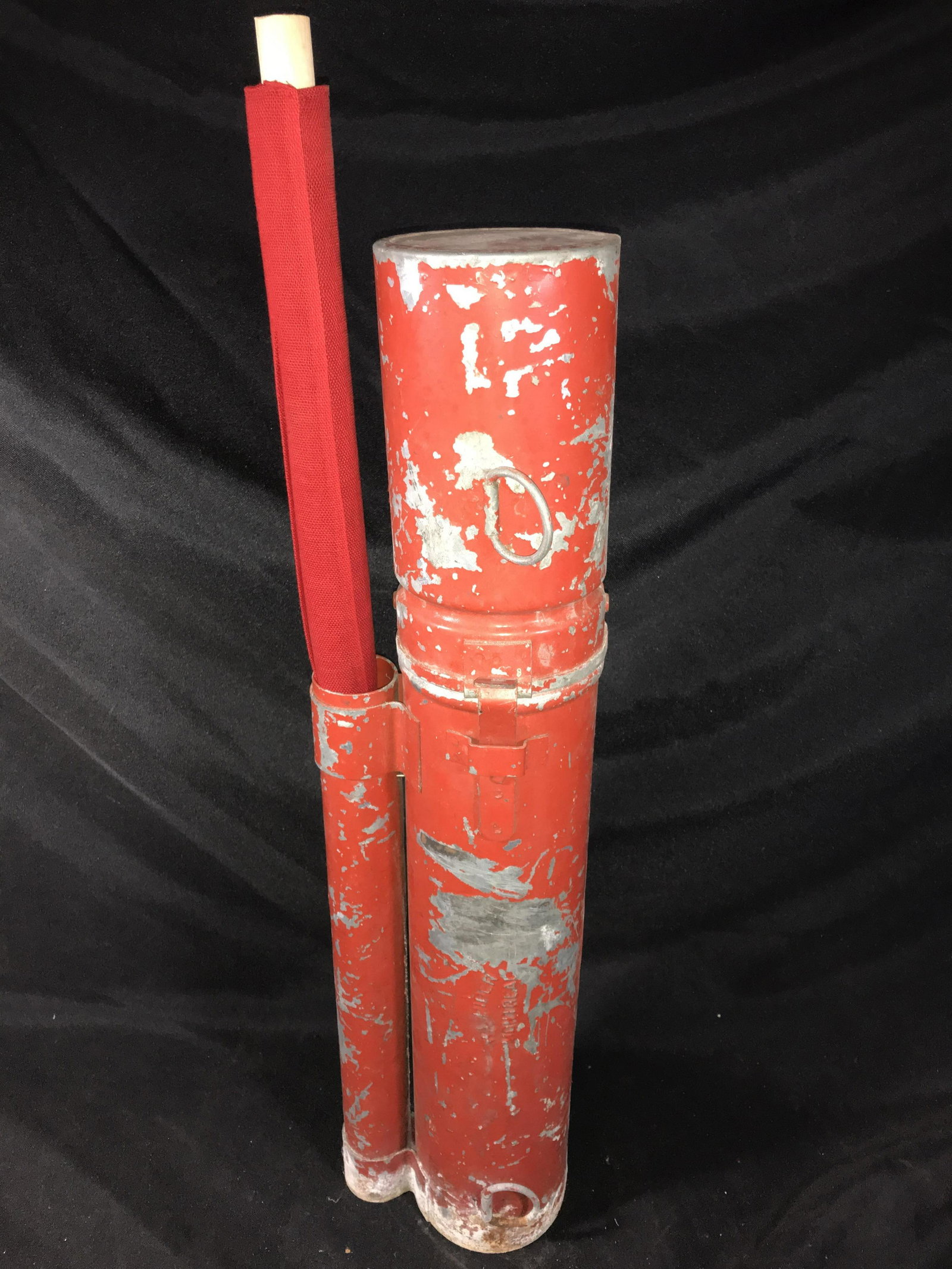 Railroad Hazard Flag w/ org mount .: .