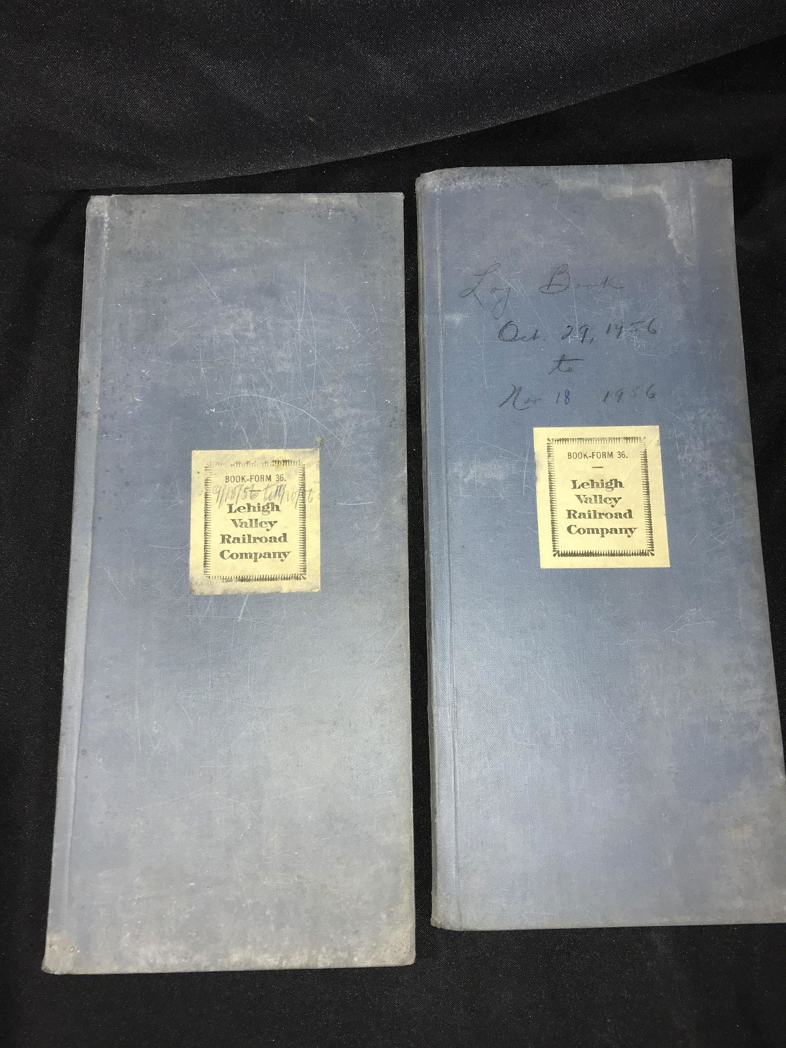 Lehigh Valley RR Co. Book Forms 1956 . (1 of 5)